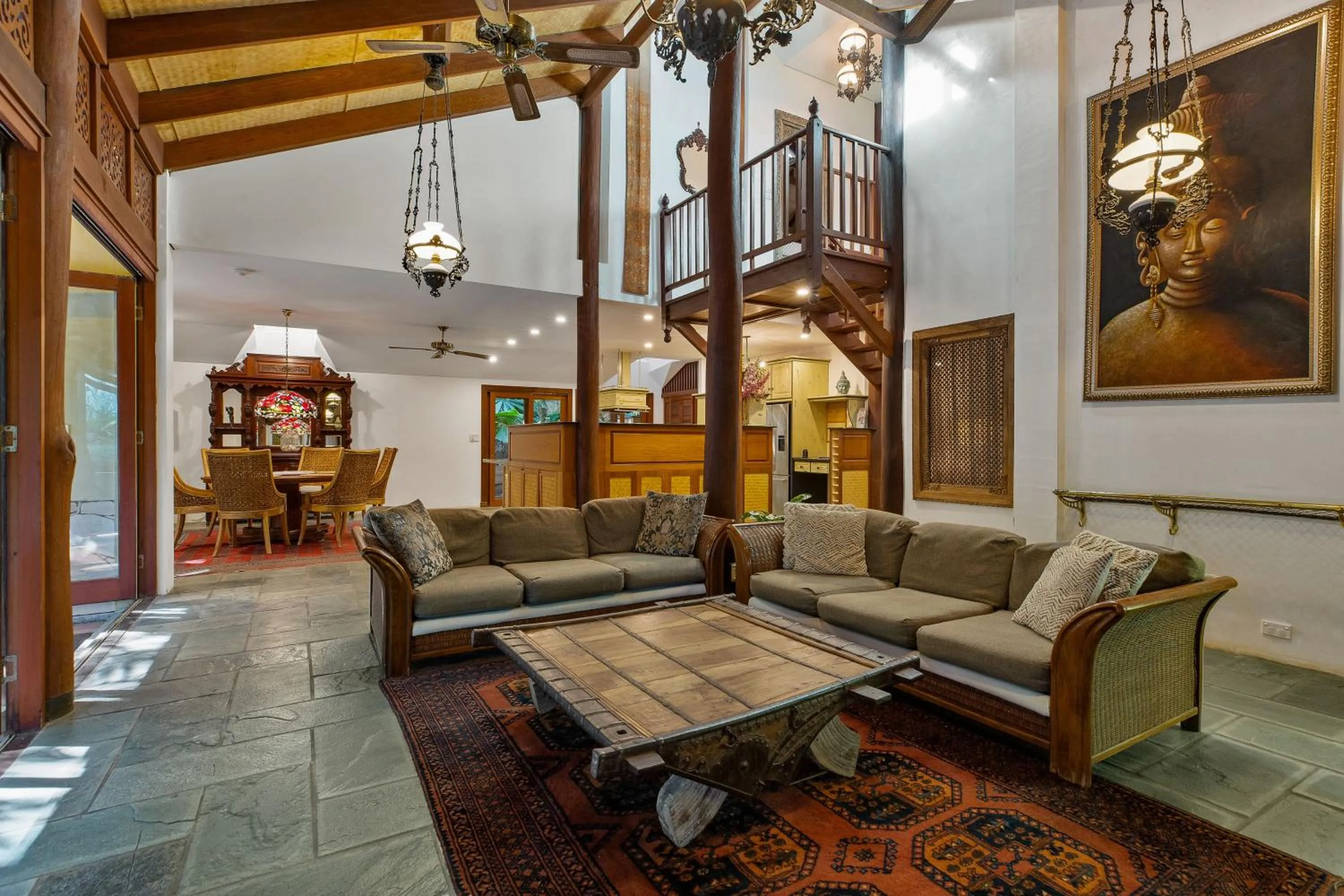 Seating area in Garden Burees