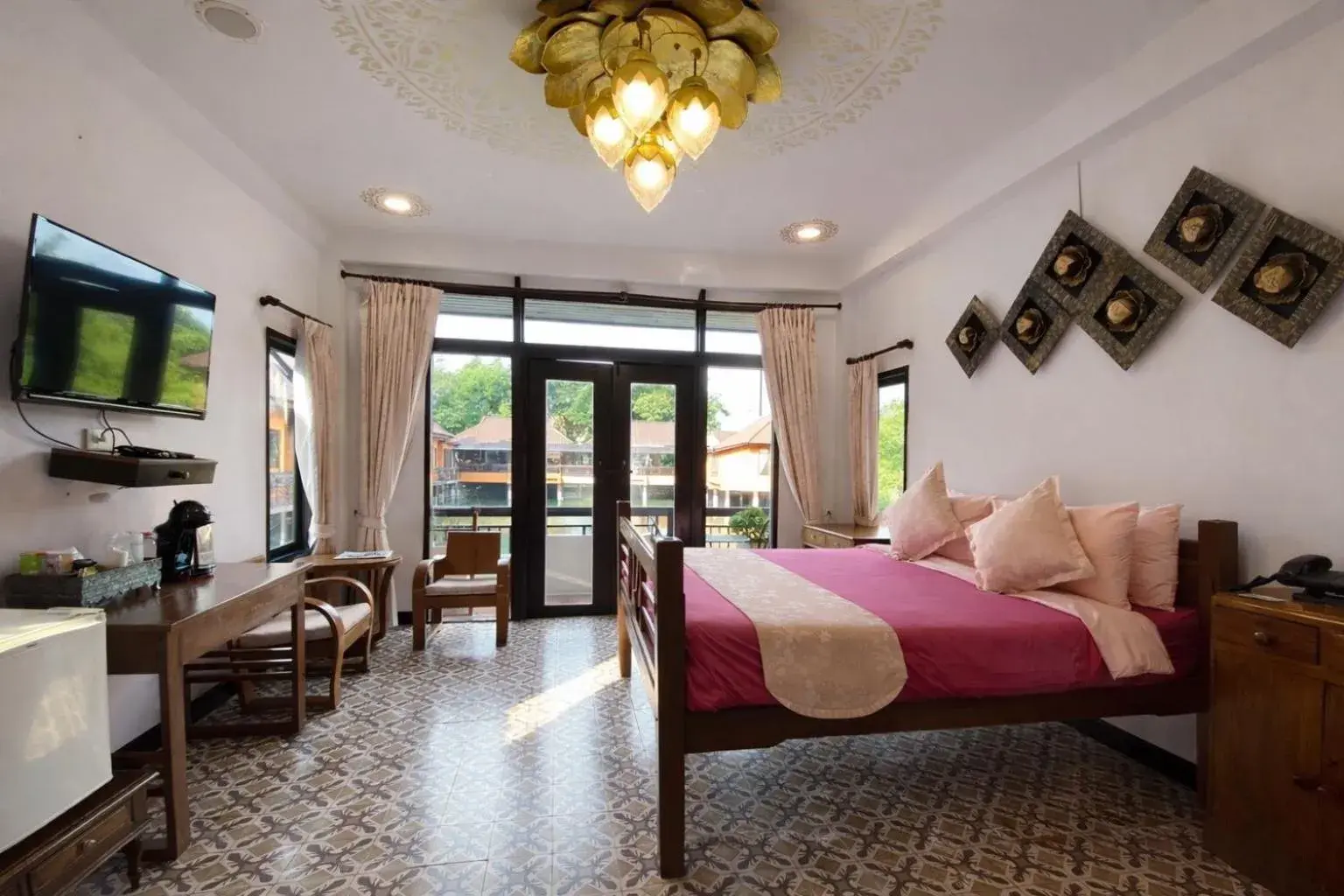 Bed in Pludhaya Resort & Spa Bed in Pludhaya Resort & Spa