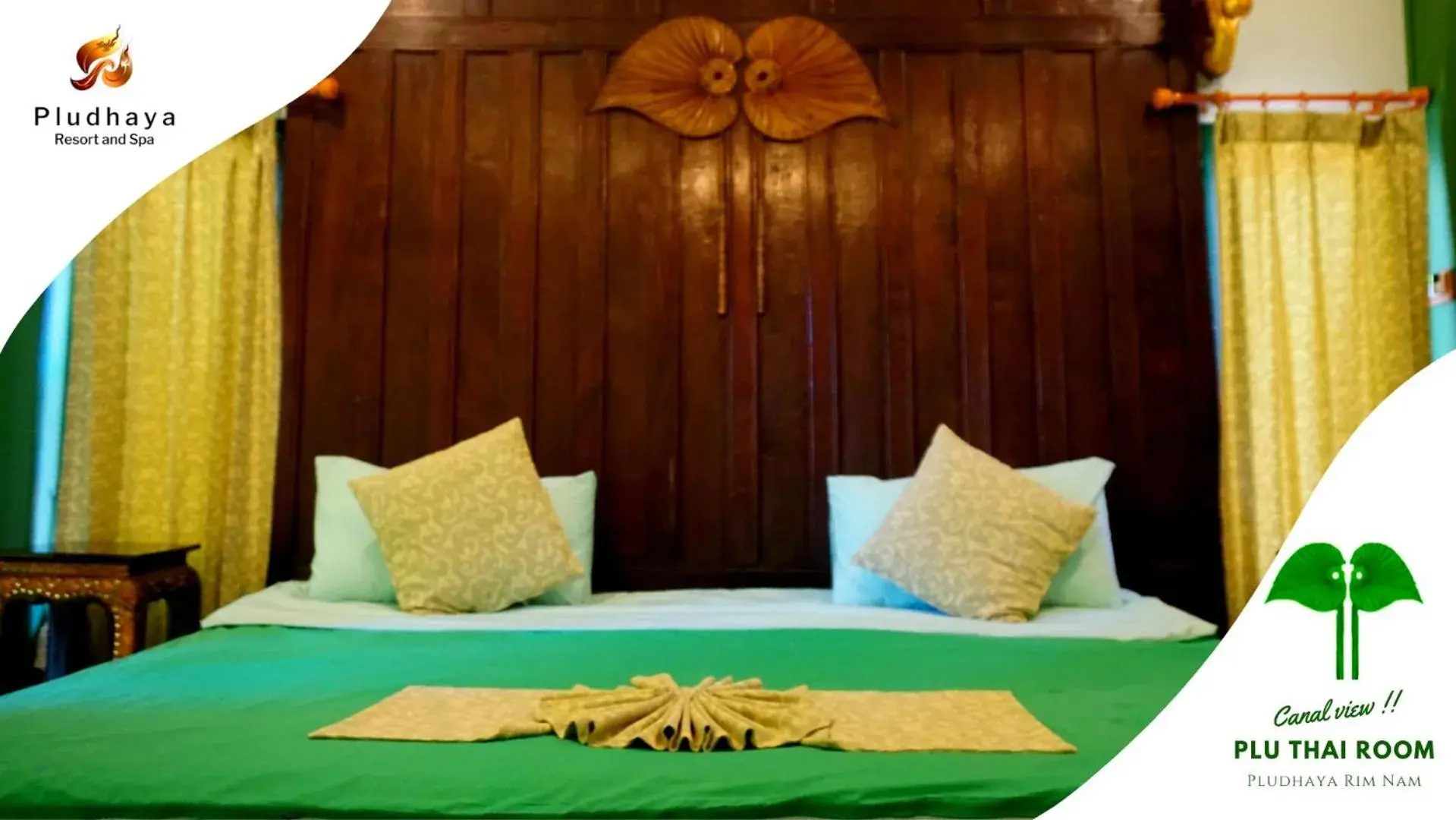 Bed in Pludhaya Resort & Spa Bed in Pludhaya Resort & Spa