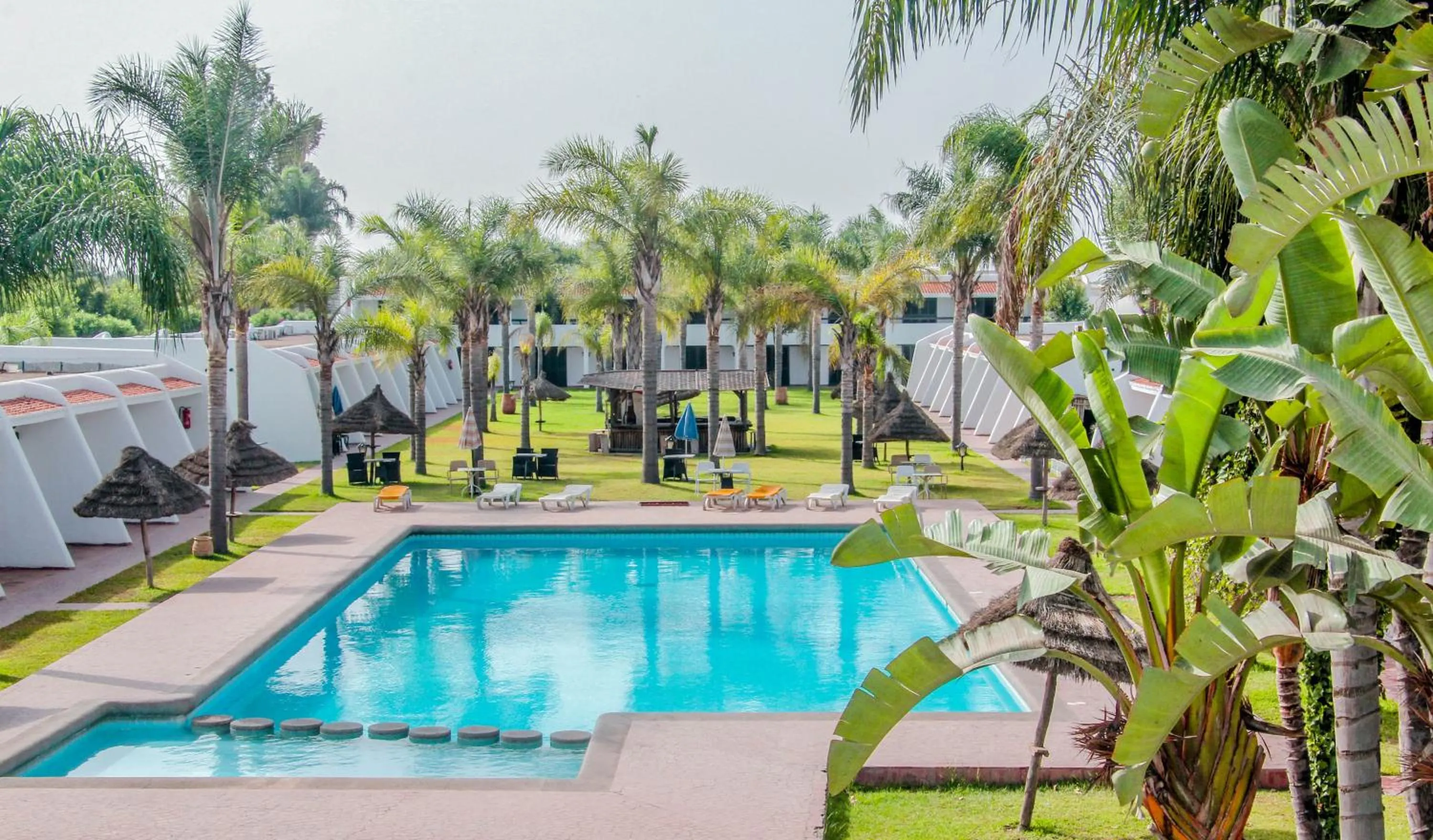 Garden view in Assam Hotel