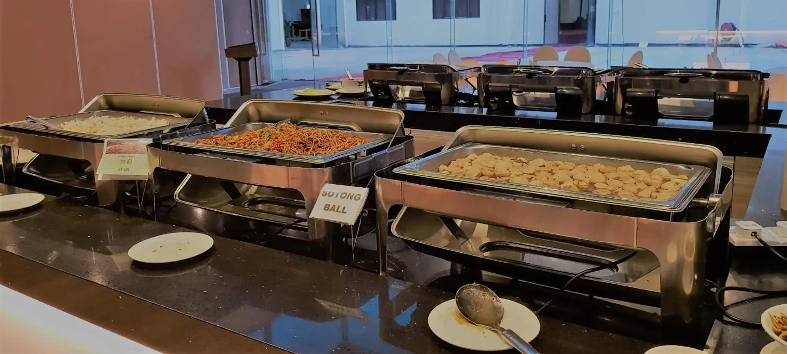 Buffet breakfast in Hotel Langkasuka Langkawi Buffet breakfast in Hotel Langkasuka Langkawi