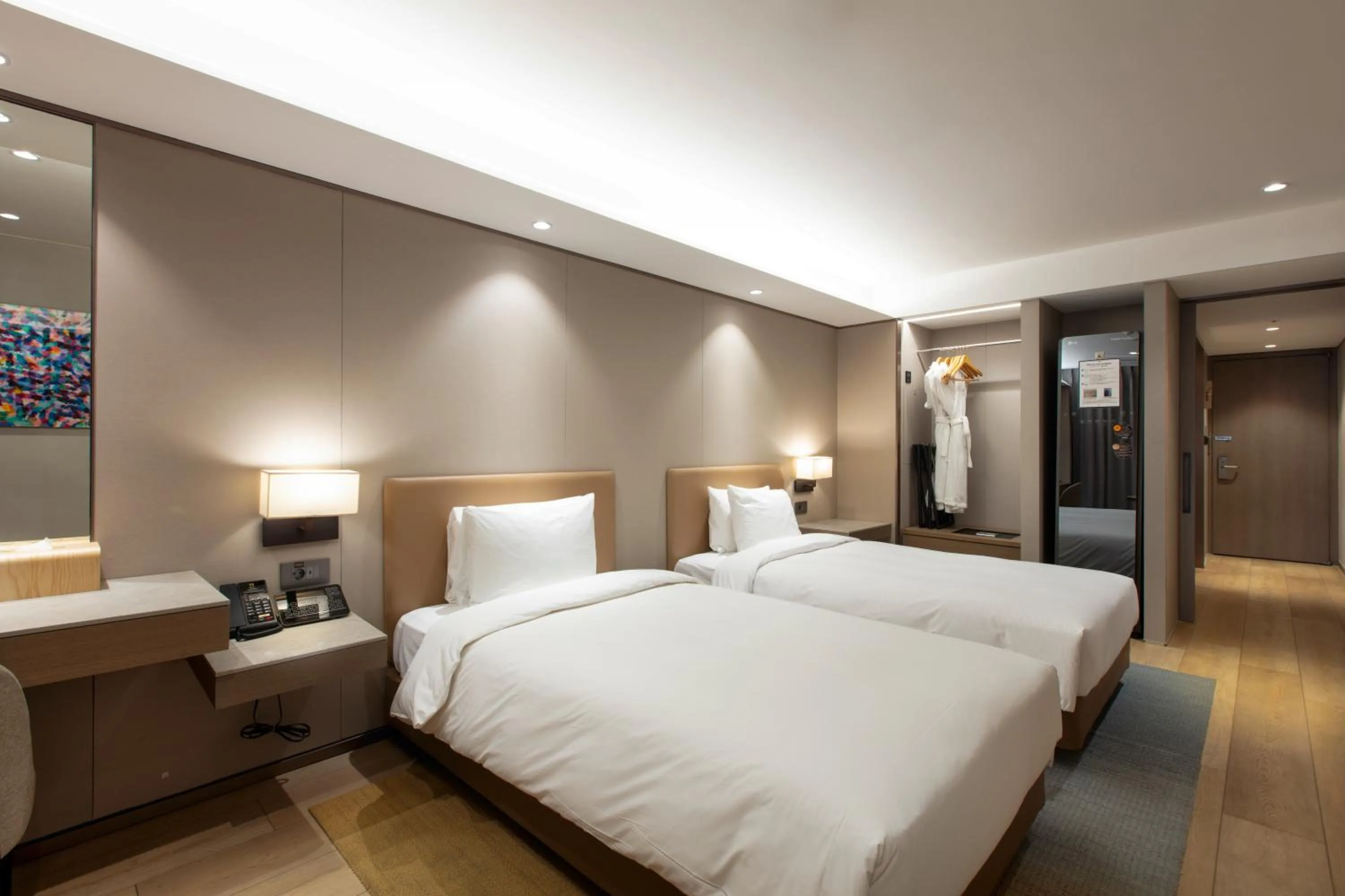 Bed in Hotel PJ Myeongdong