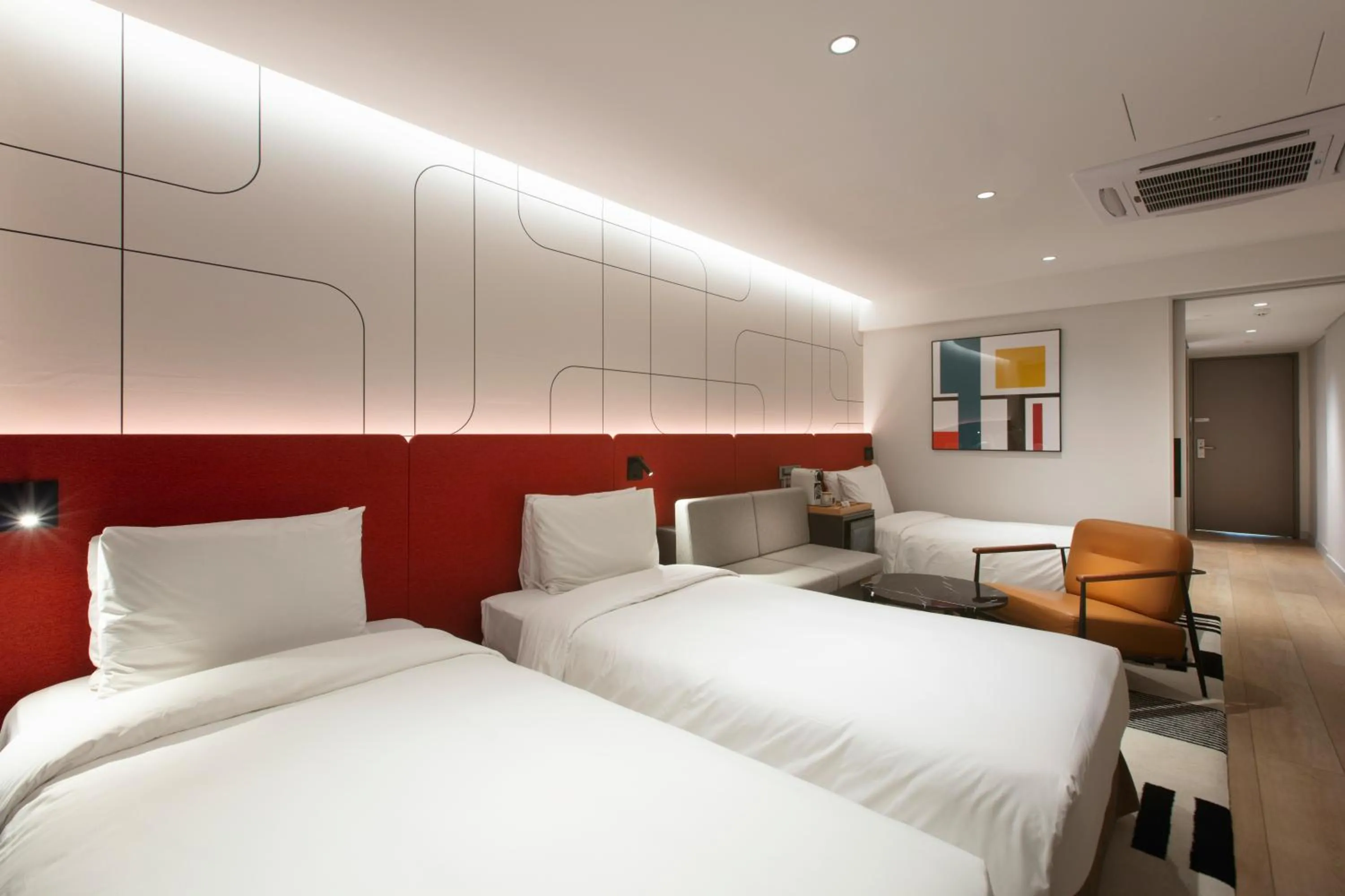 Bed in Hotel PJ Myeongdong