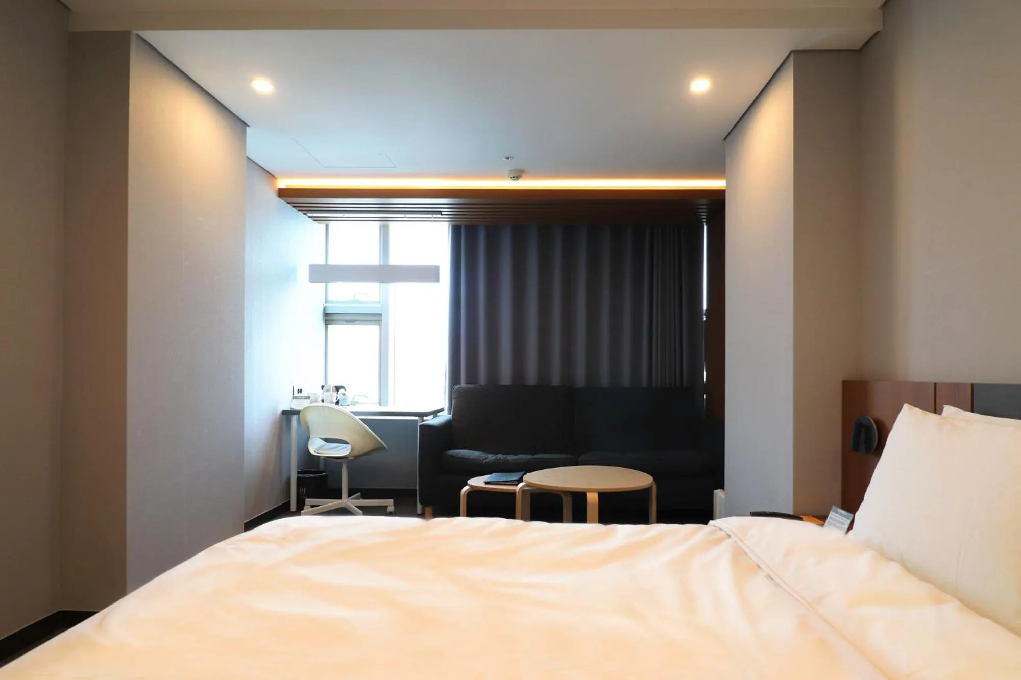 Decorative detail, Bed in Hotel PJ Myeongdong