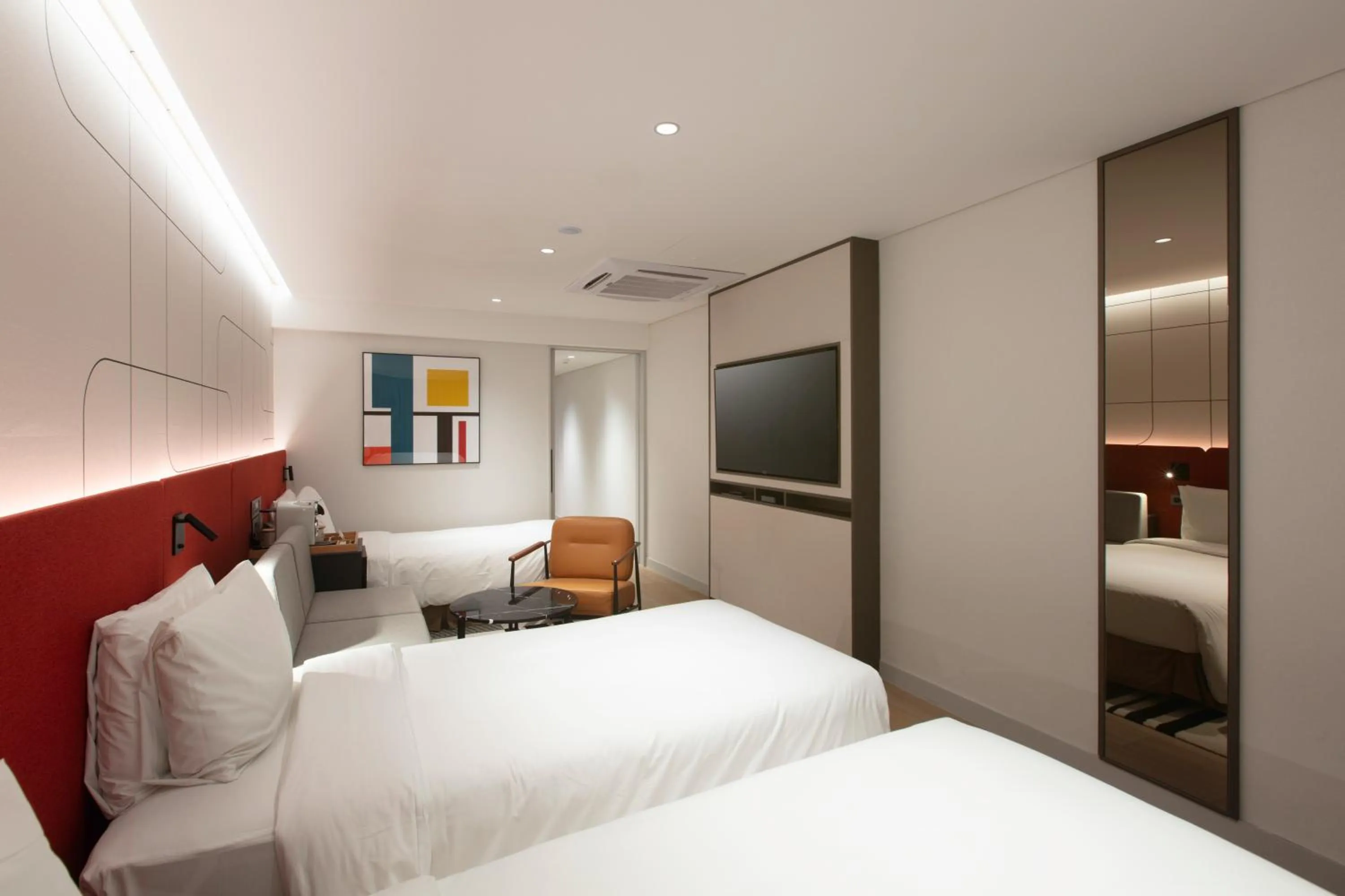 Bed in Hotel PJ Myeongdong