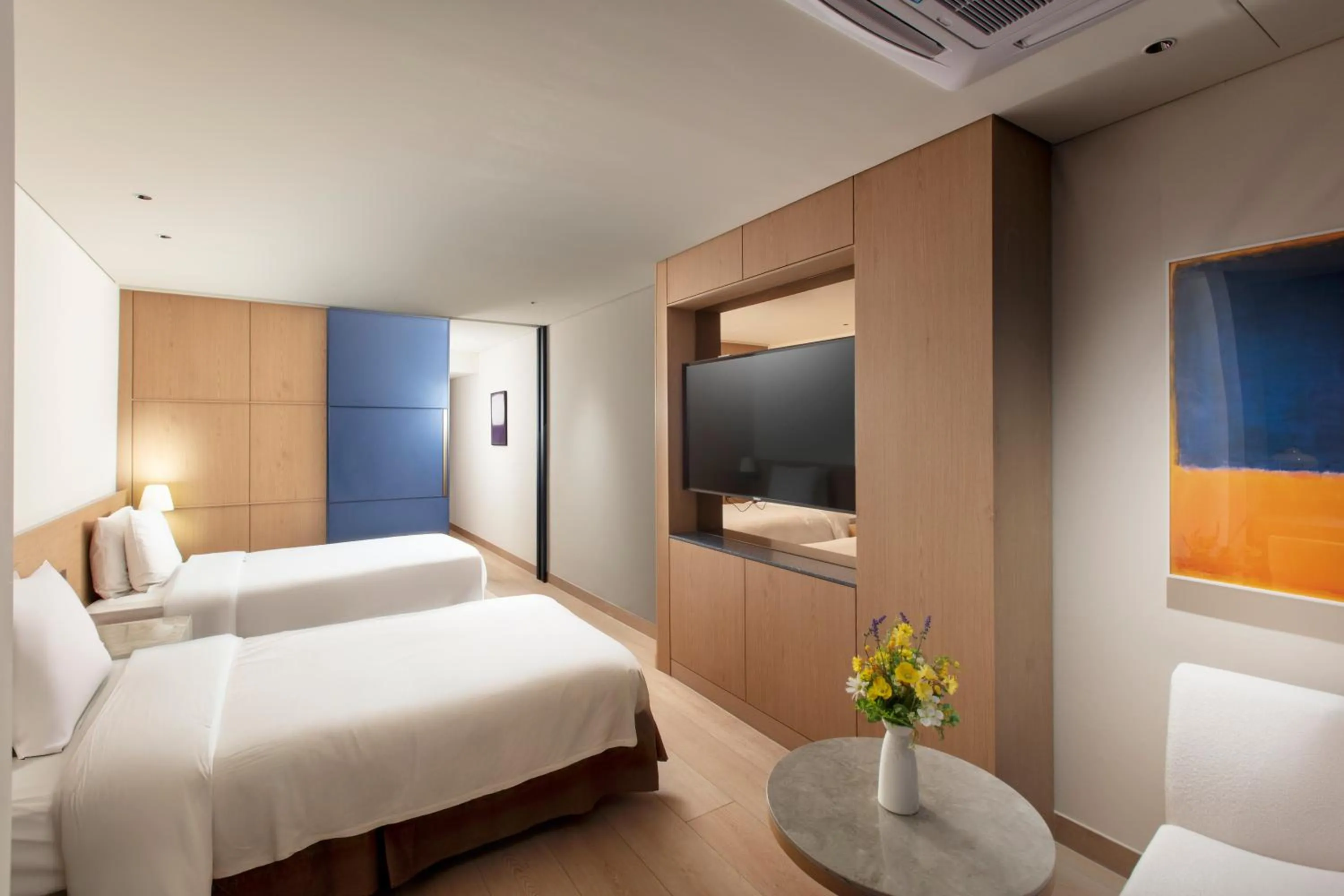 Bed in Hotel PJ Myeongdong