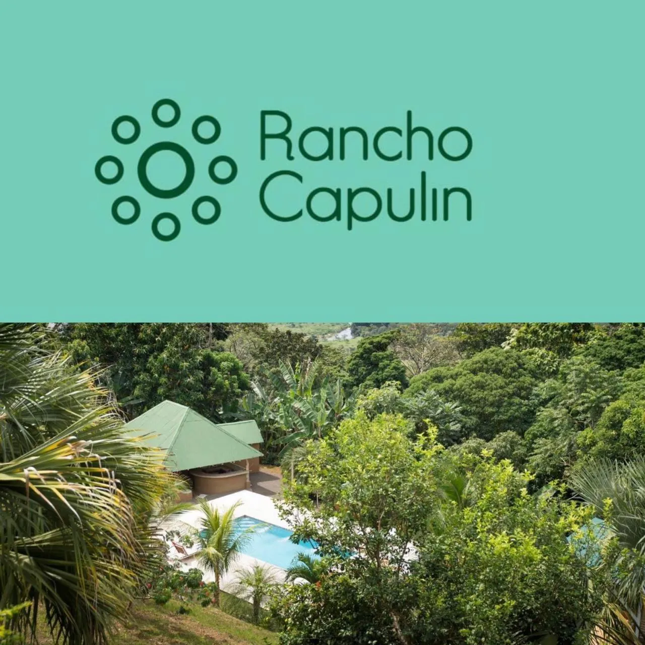 Swimming pool in Rancho Capulin B&B