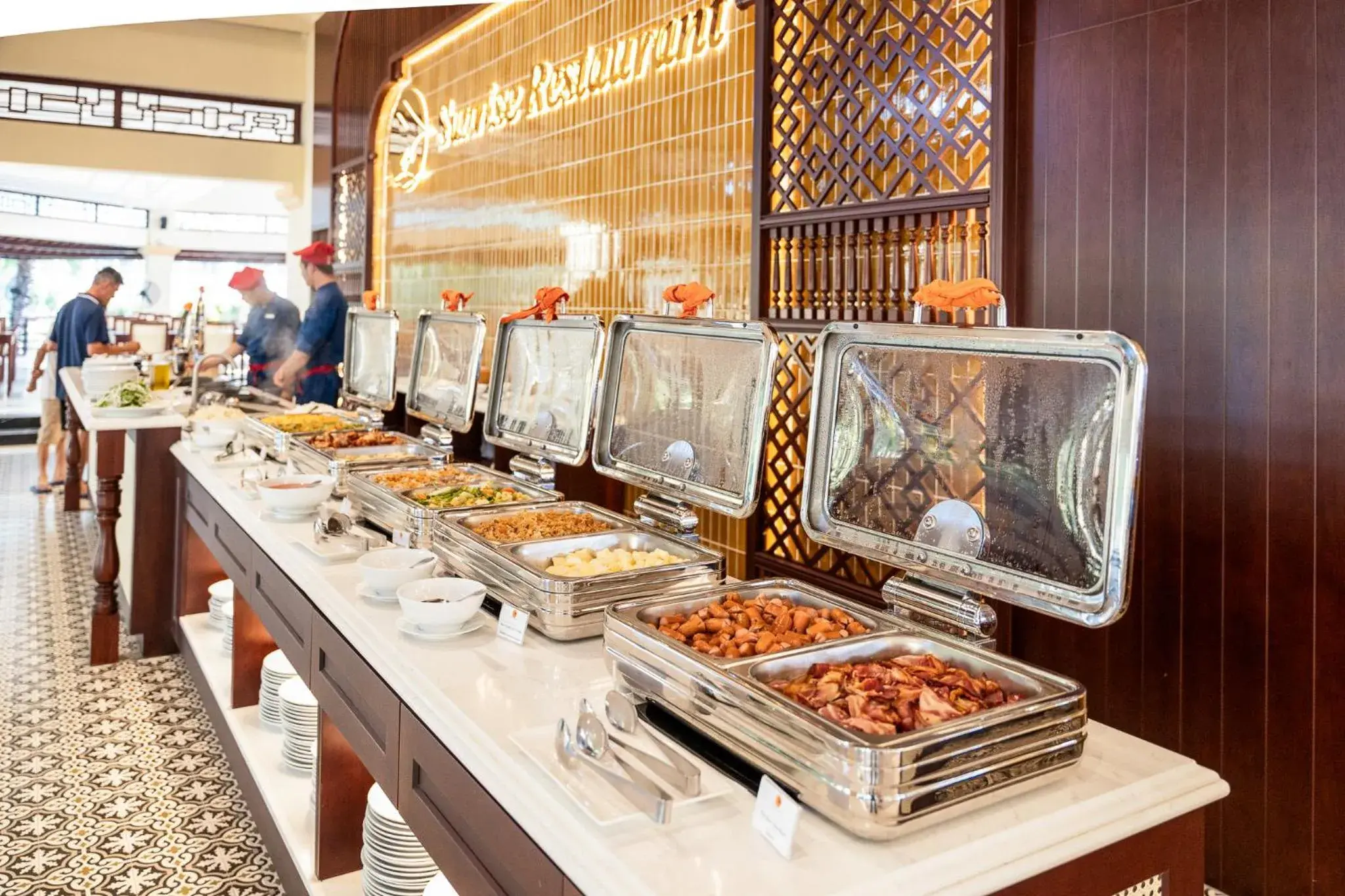 Buffet breakfast in Sunny Beach Resort & Spa Mui Ne Buffet breakfast in Sunny Beach Resort & Spa Mui Ne