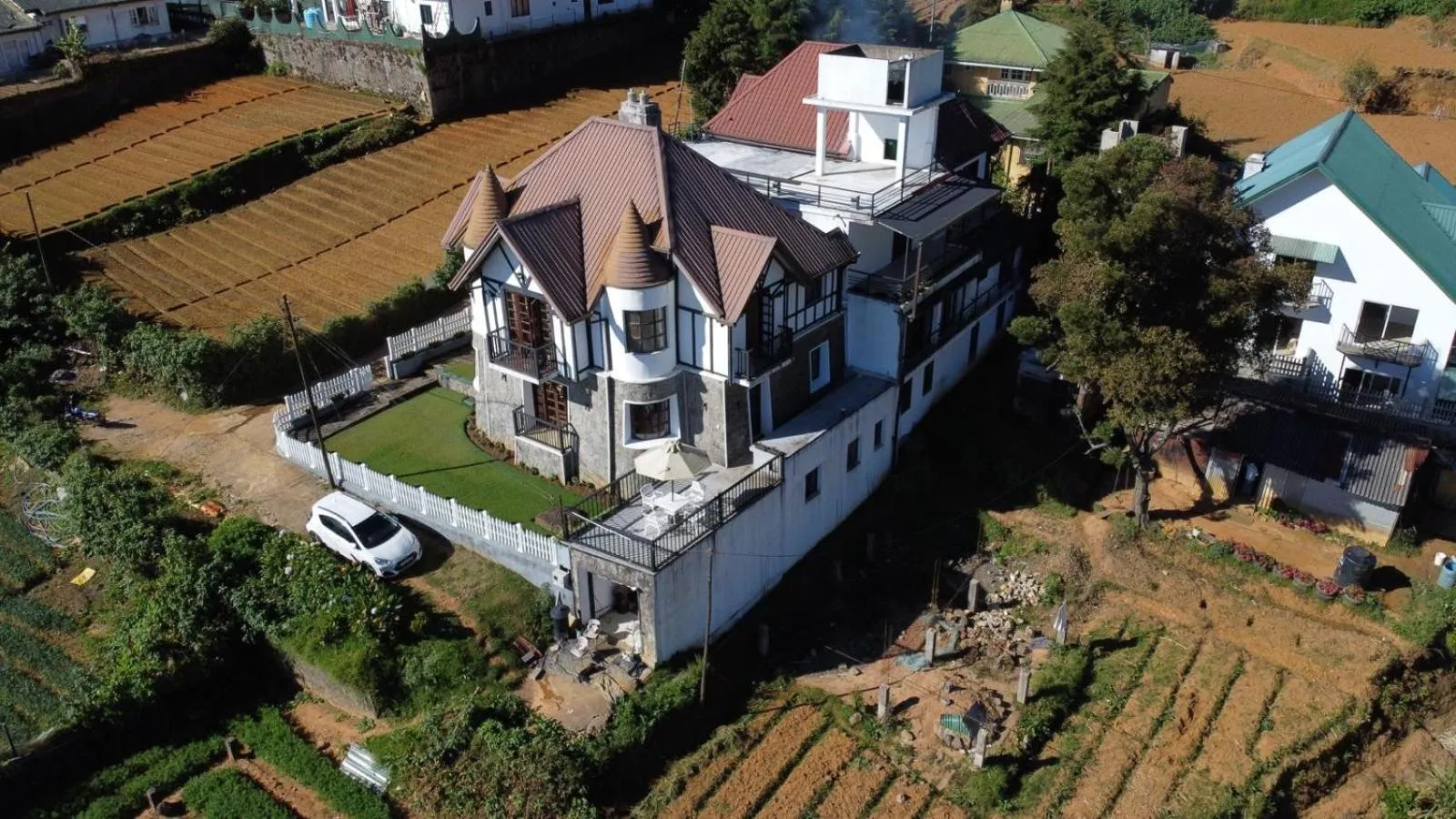 Bird's eye view in Villa de Roshe