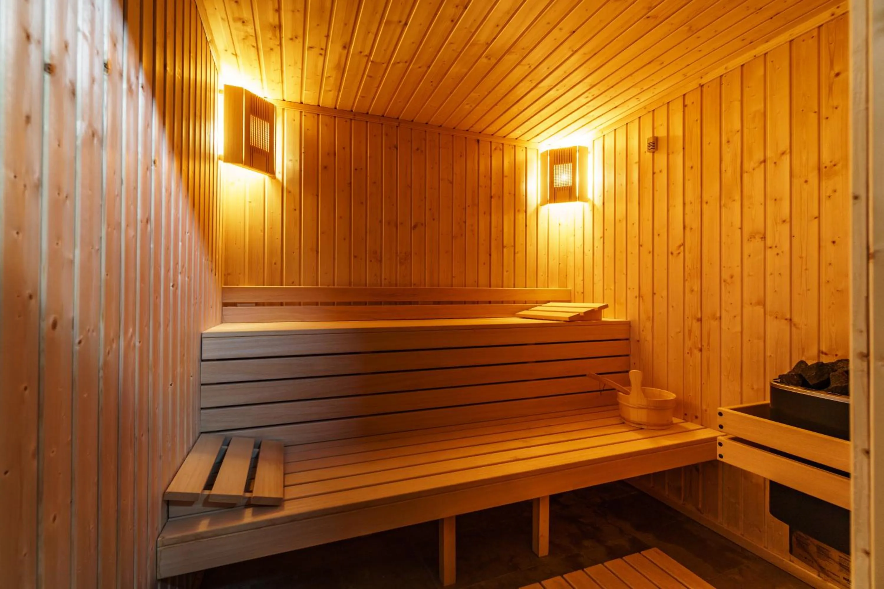 Sauna in Velinov Boutique Hotel
