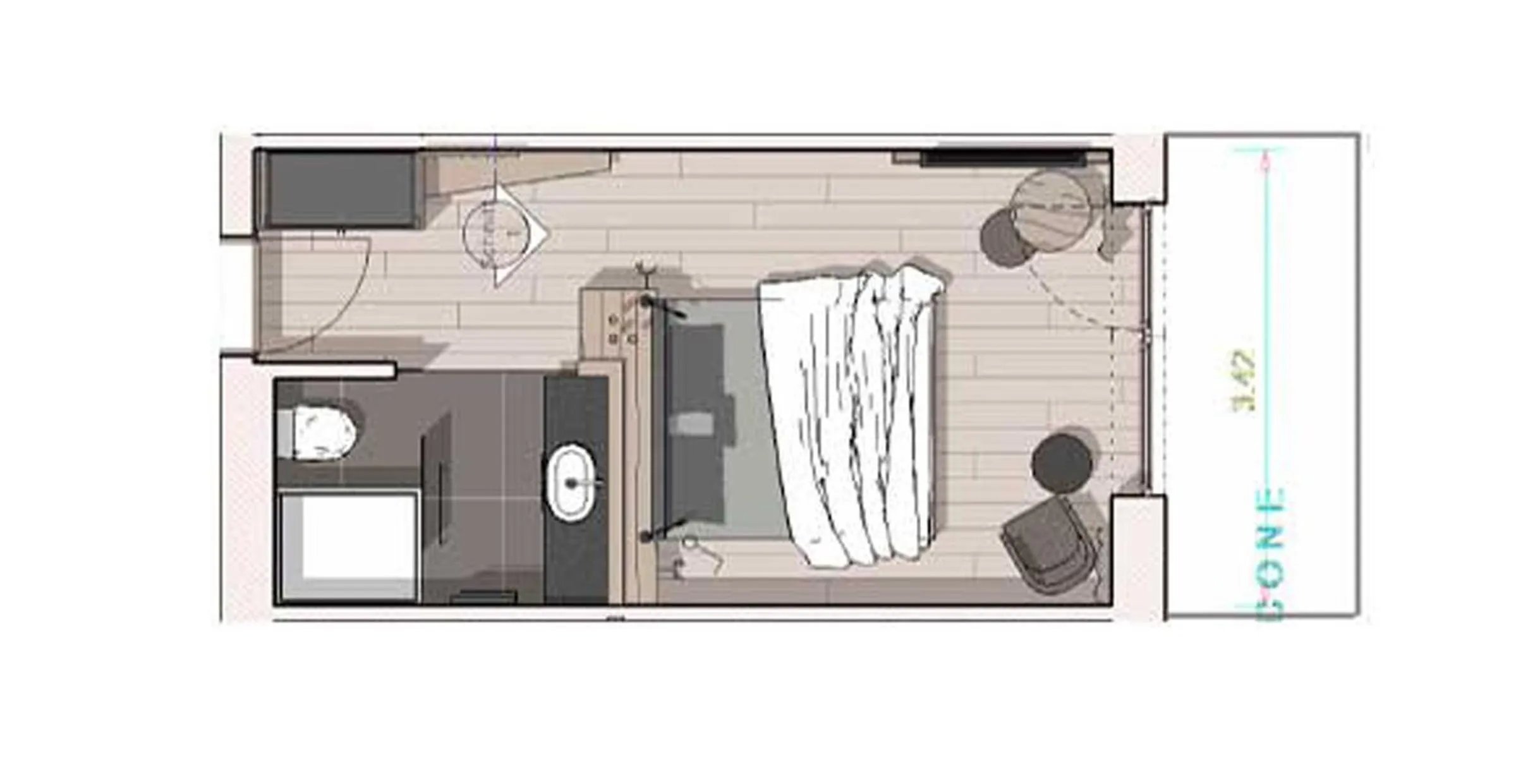 Floor plan in Hotel Bergland