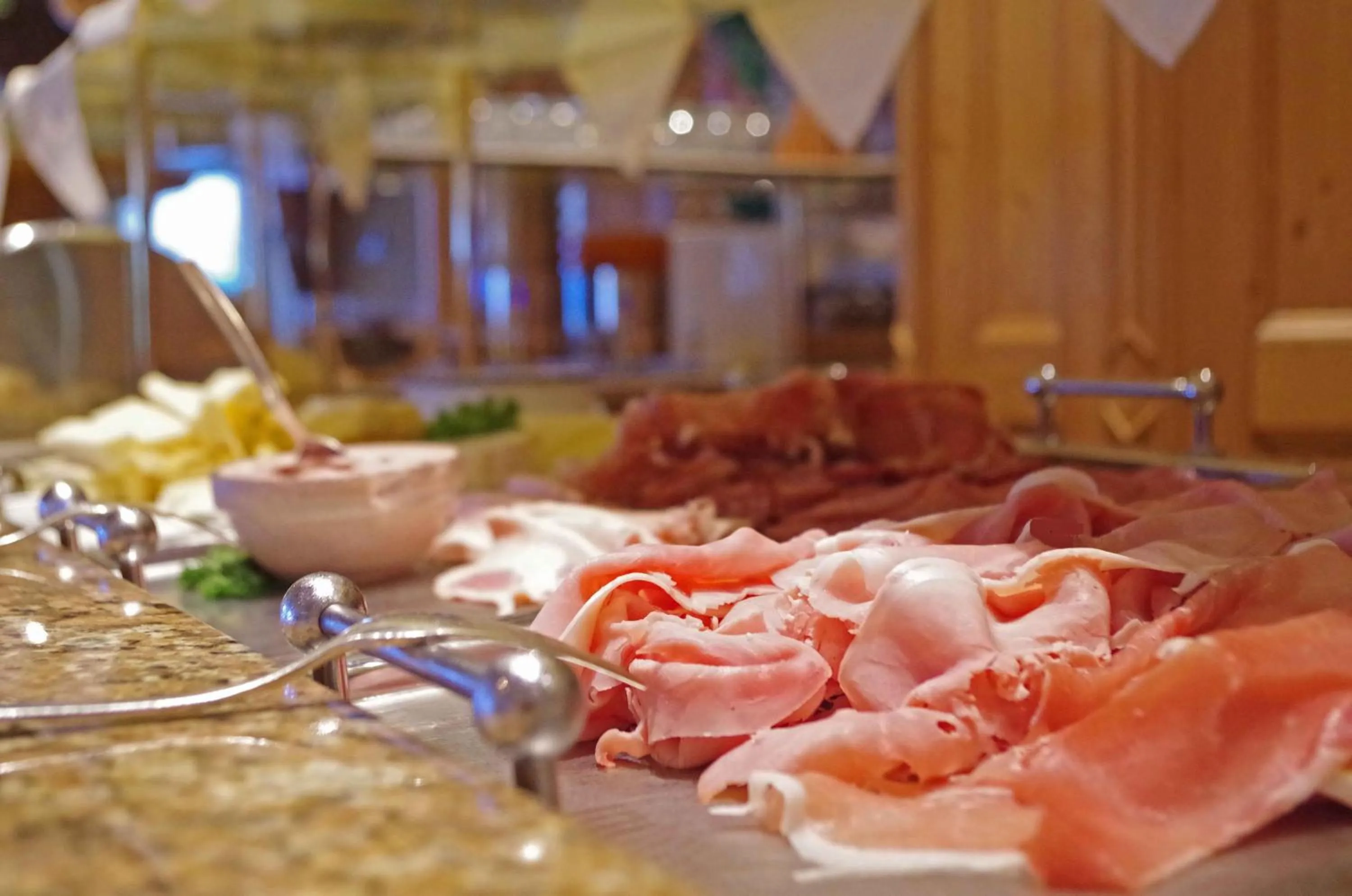 Buffet breakfast in Hotel Bergland