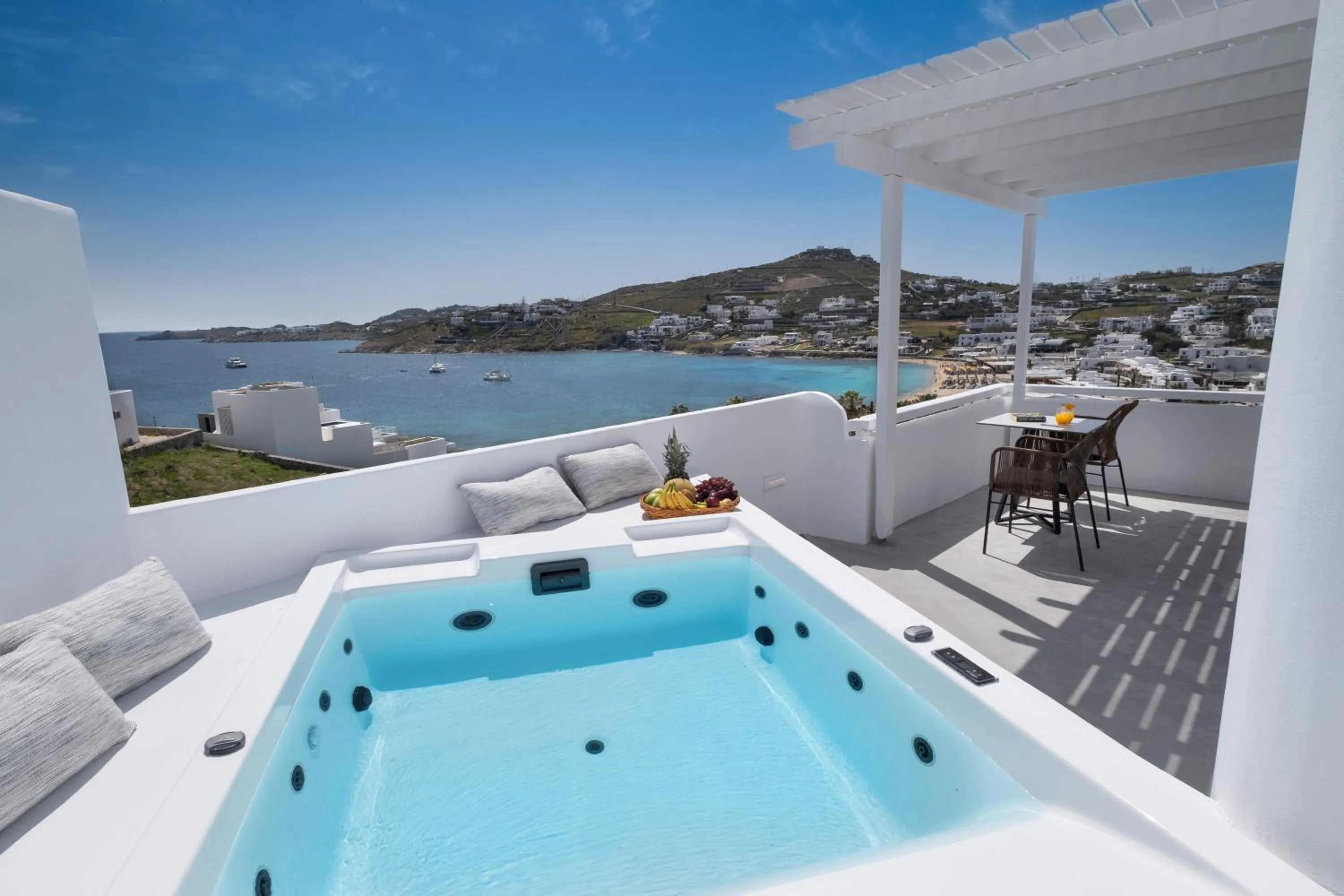 Hot Tub in Deliades Hotel