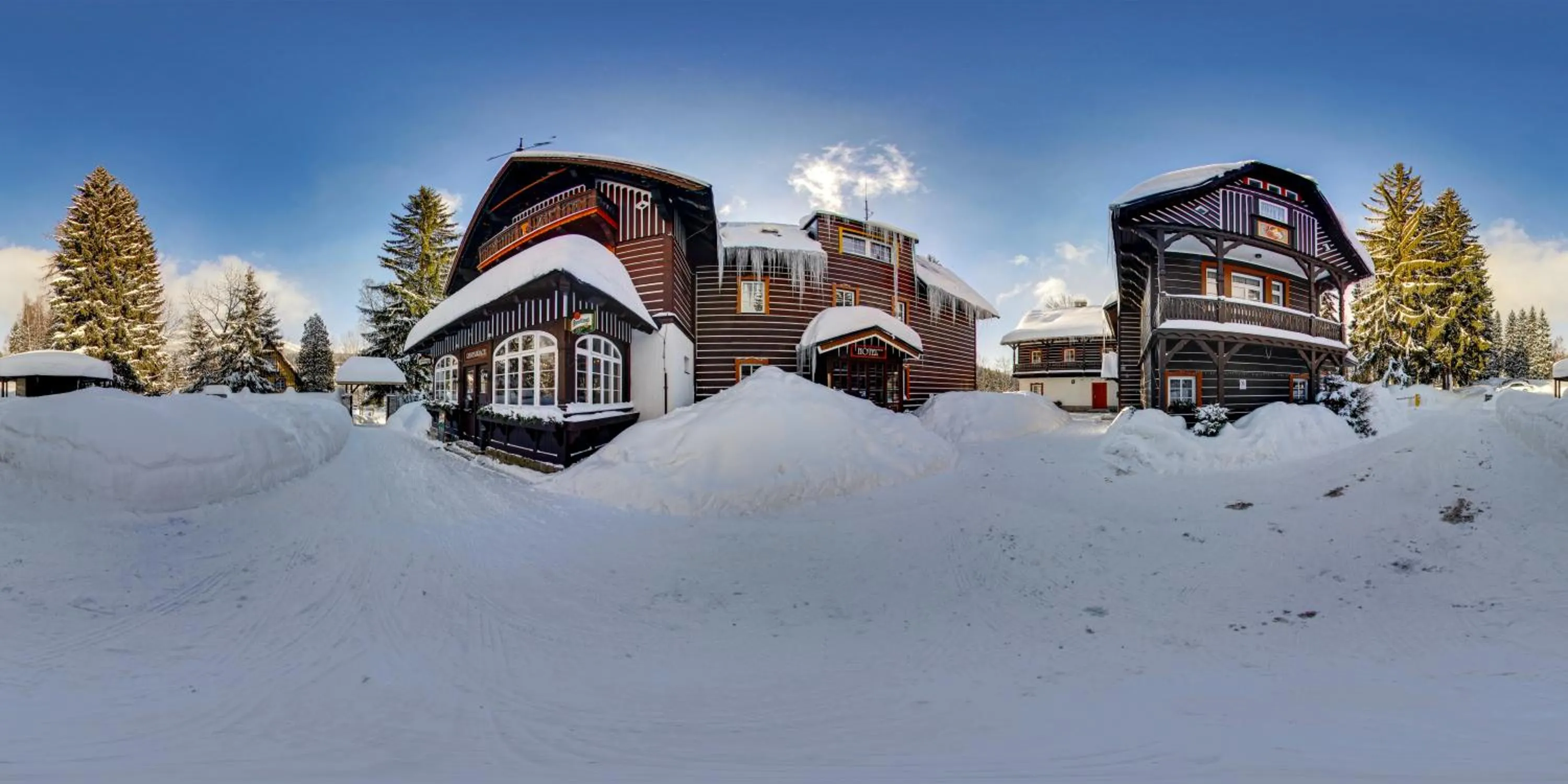 Property building in Hotel Tři Růže
