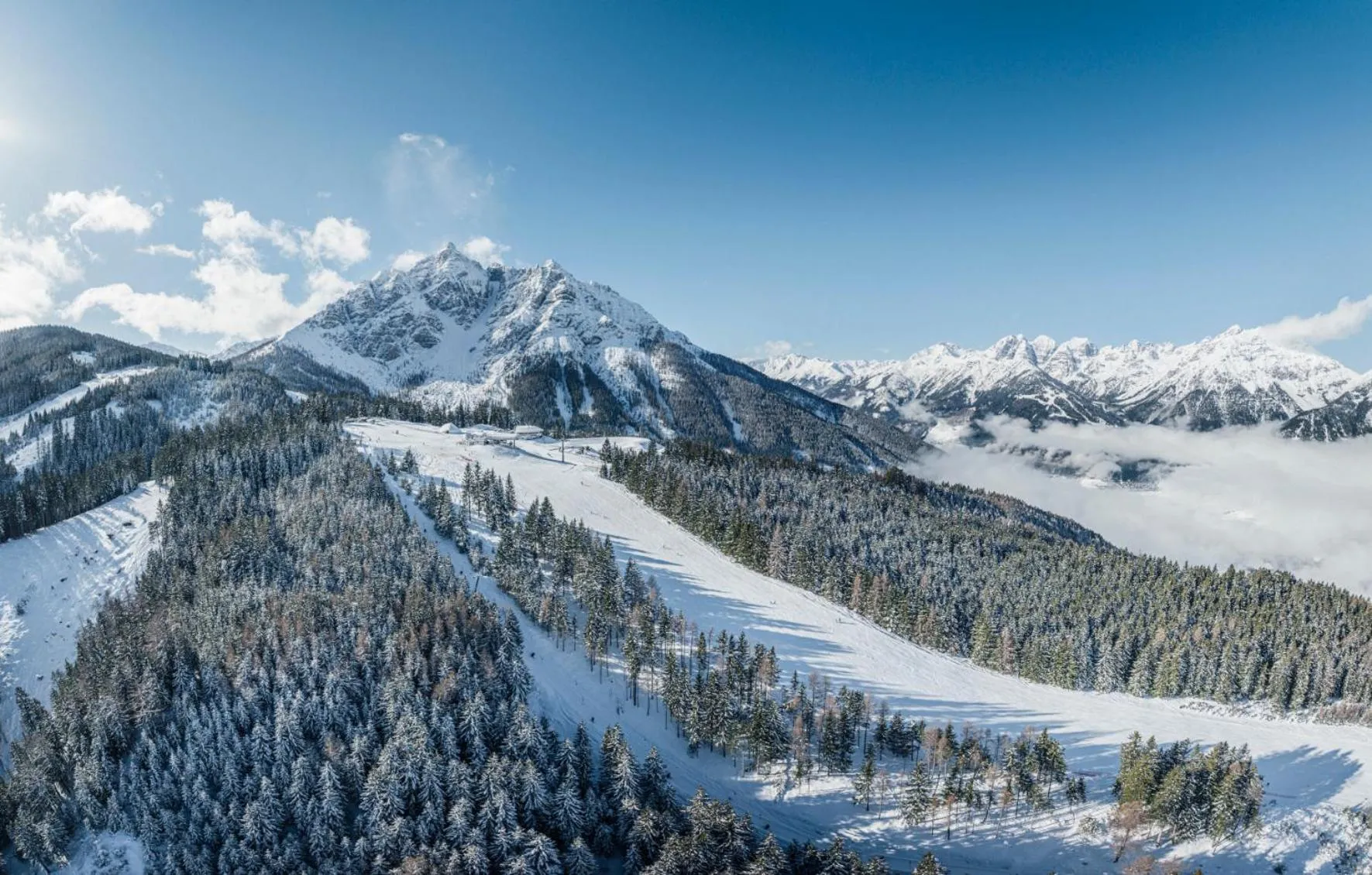 Skiing in Hotel Bergkranz