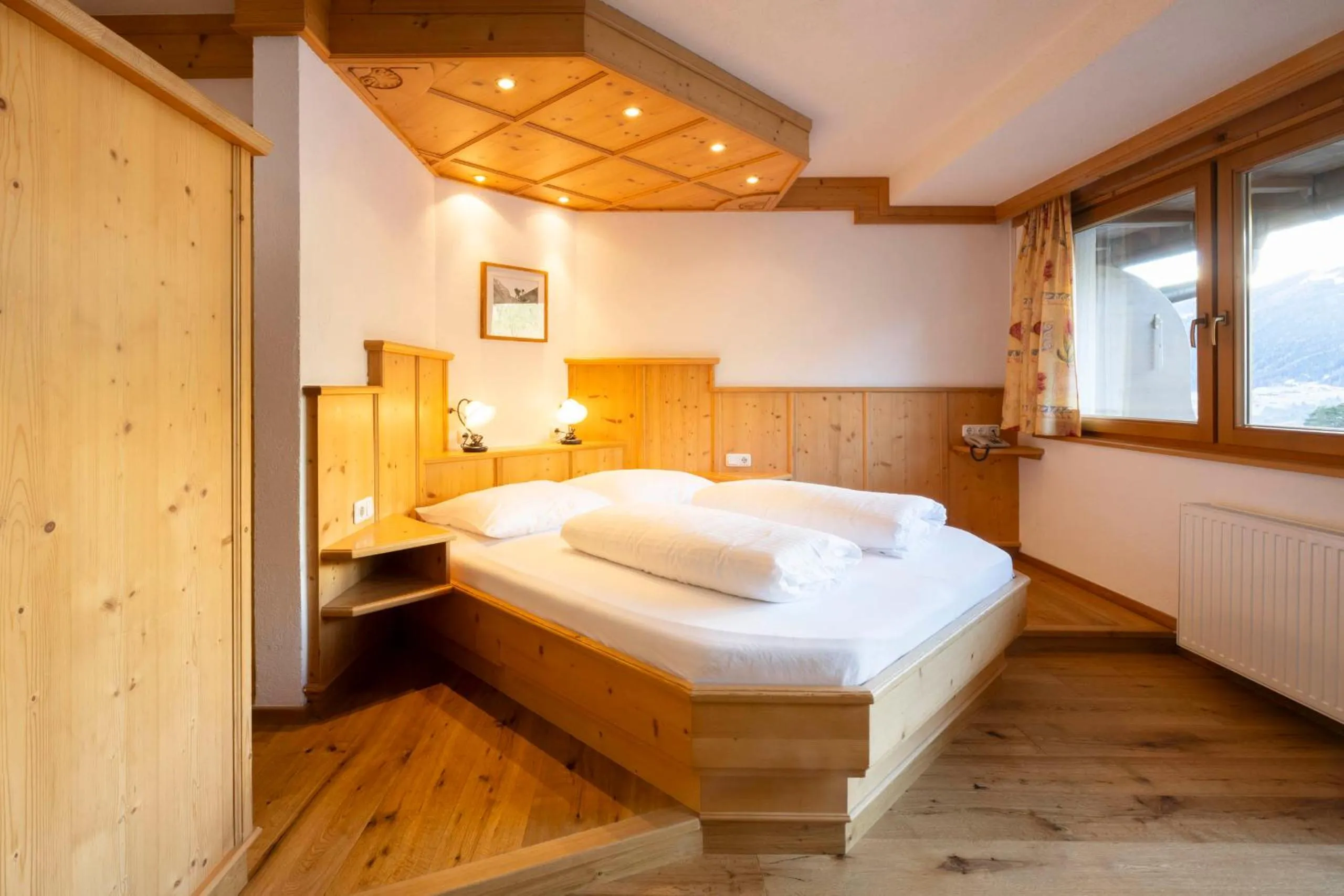 Bed in Hotel Bergkranz