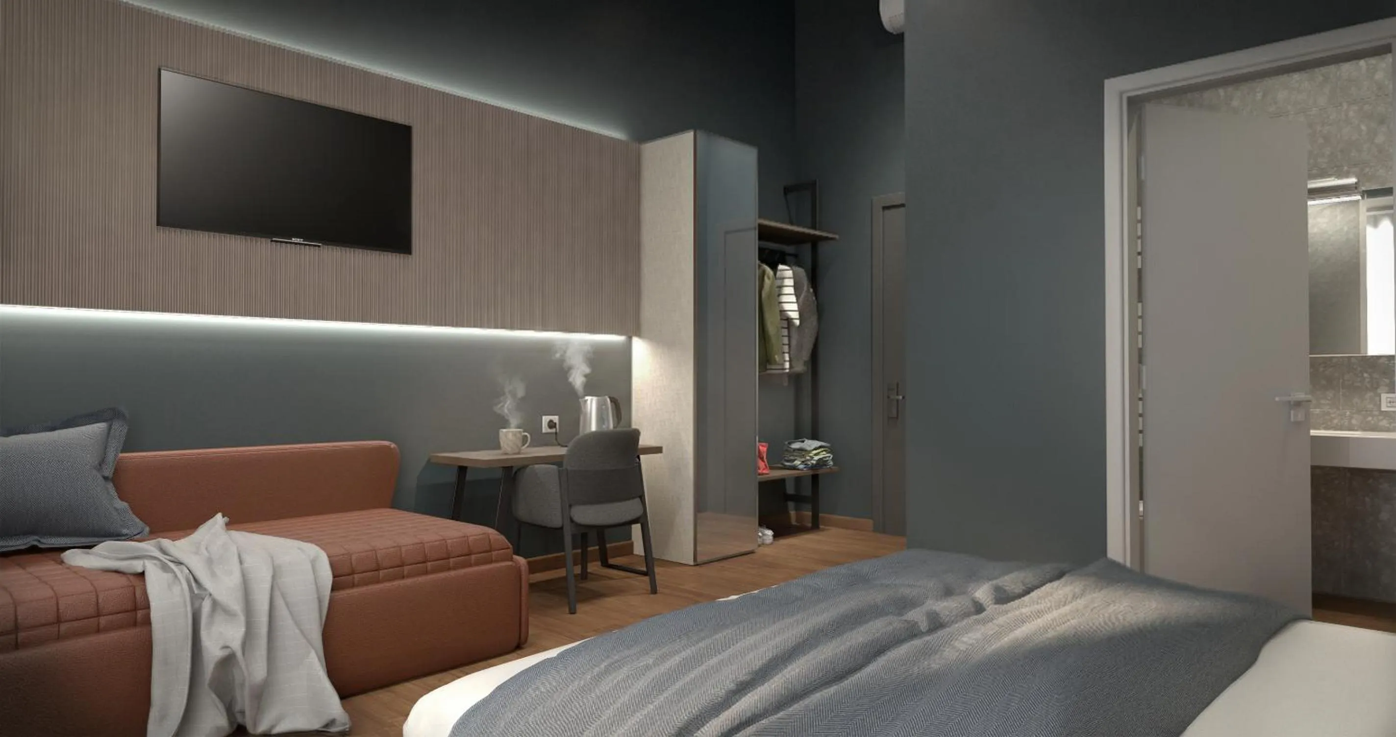 Bedroom, Bed in Hotel Del Lago 1934 & SPA