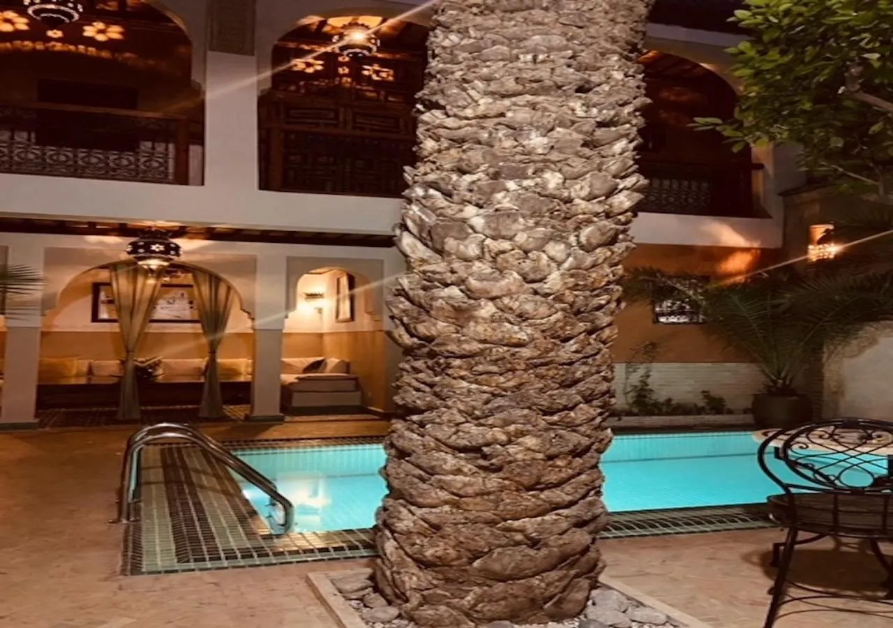 Swimming pool in Riad Palmier