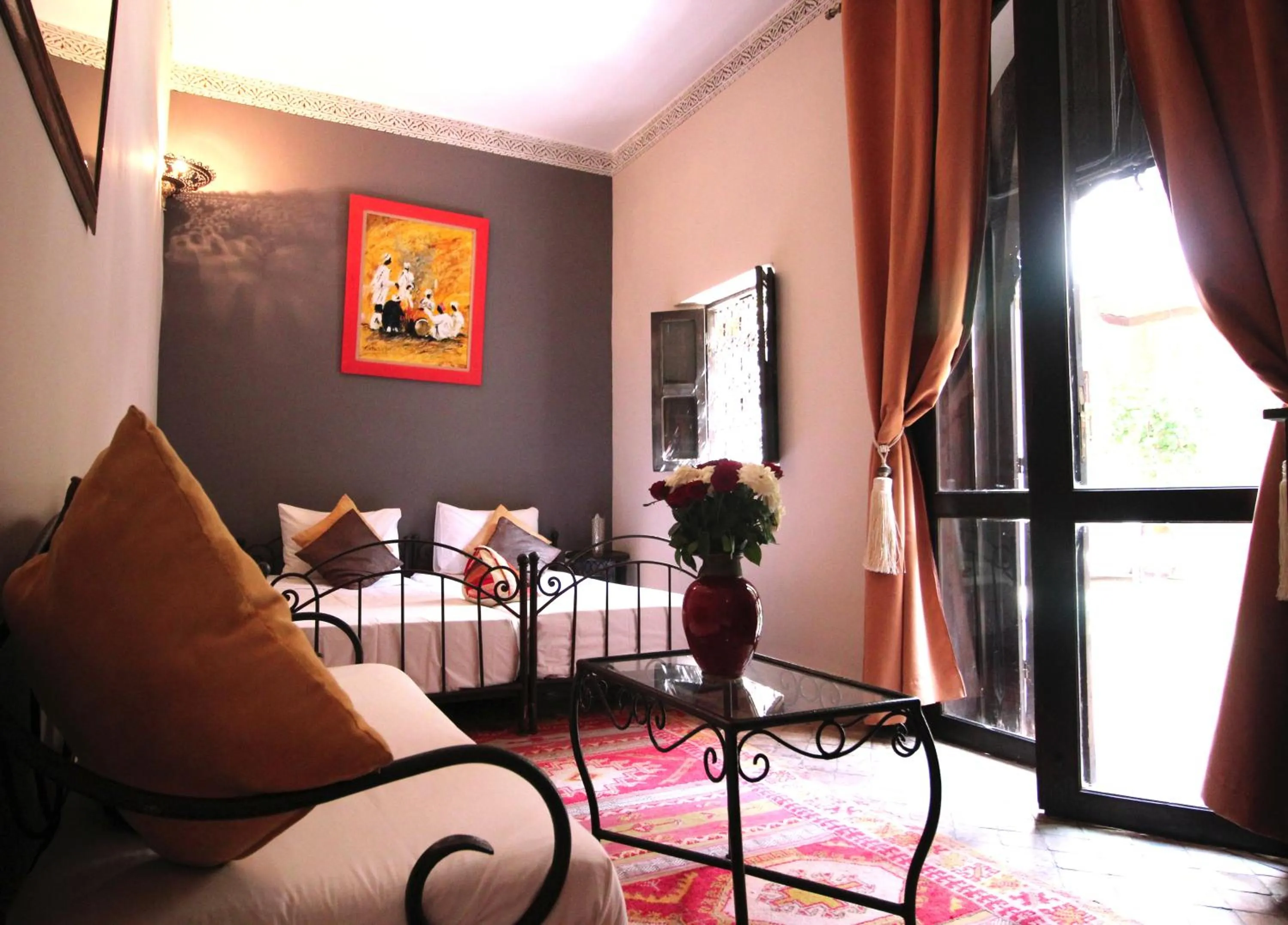 Bedroom, Bed in Riad Palmier