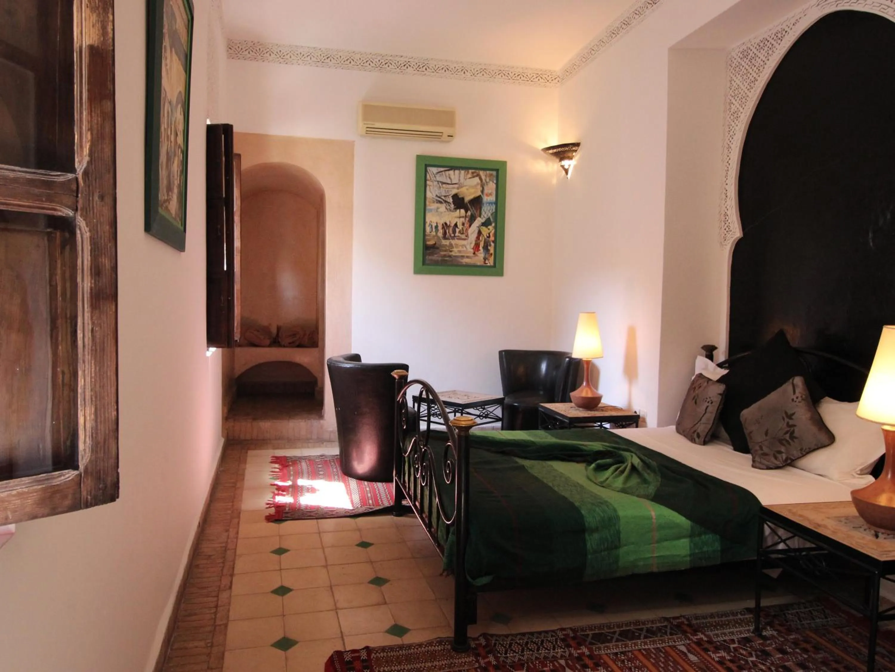 Bedroom, Bed in Riad Palmier