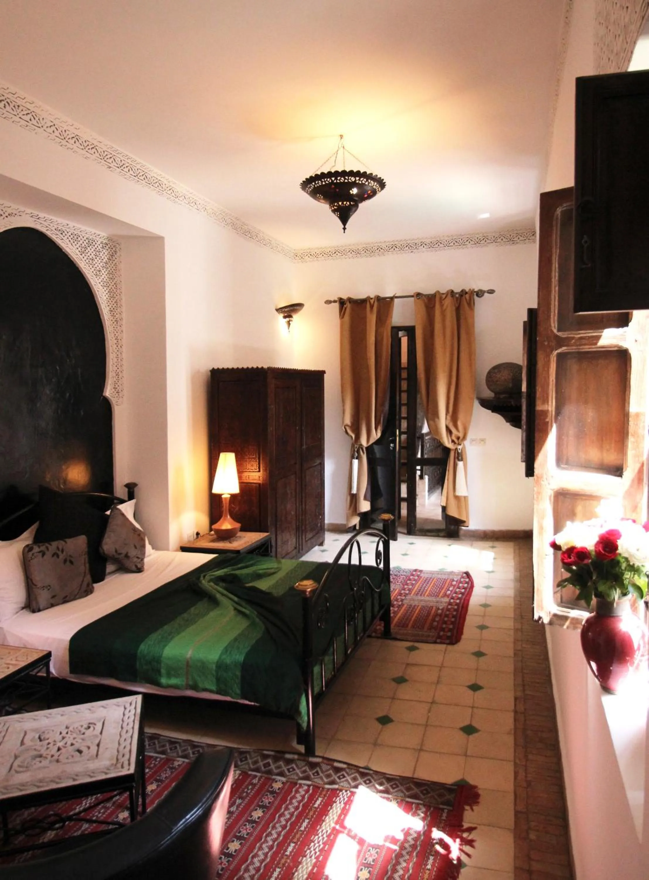 Bedroom, Bed in Riad Palmier