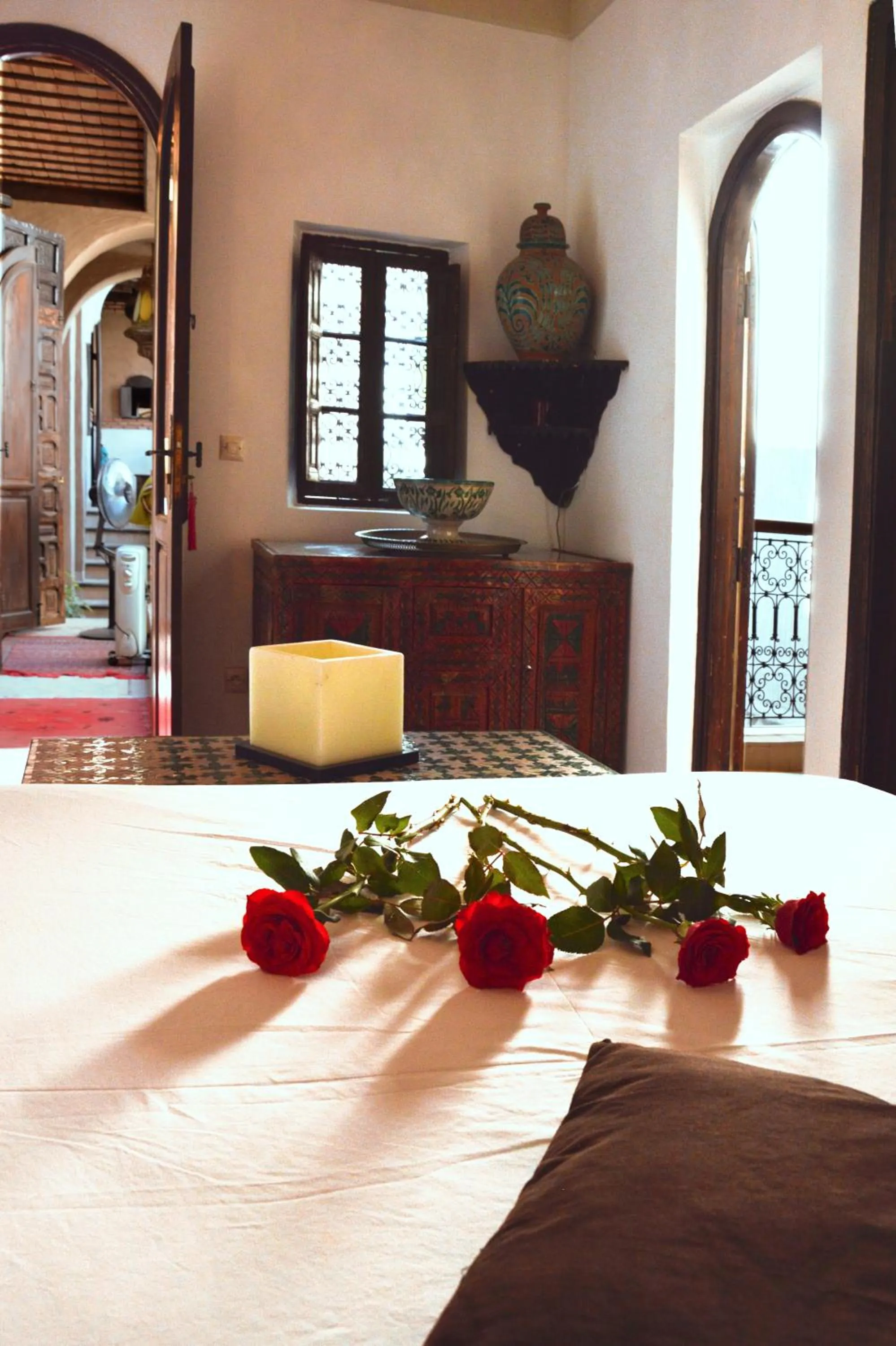 Bedroom, Bed in Riad Palmier