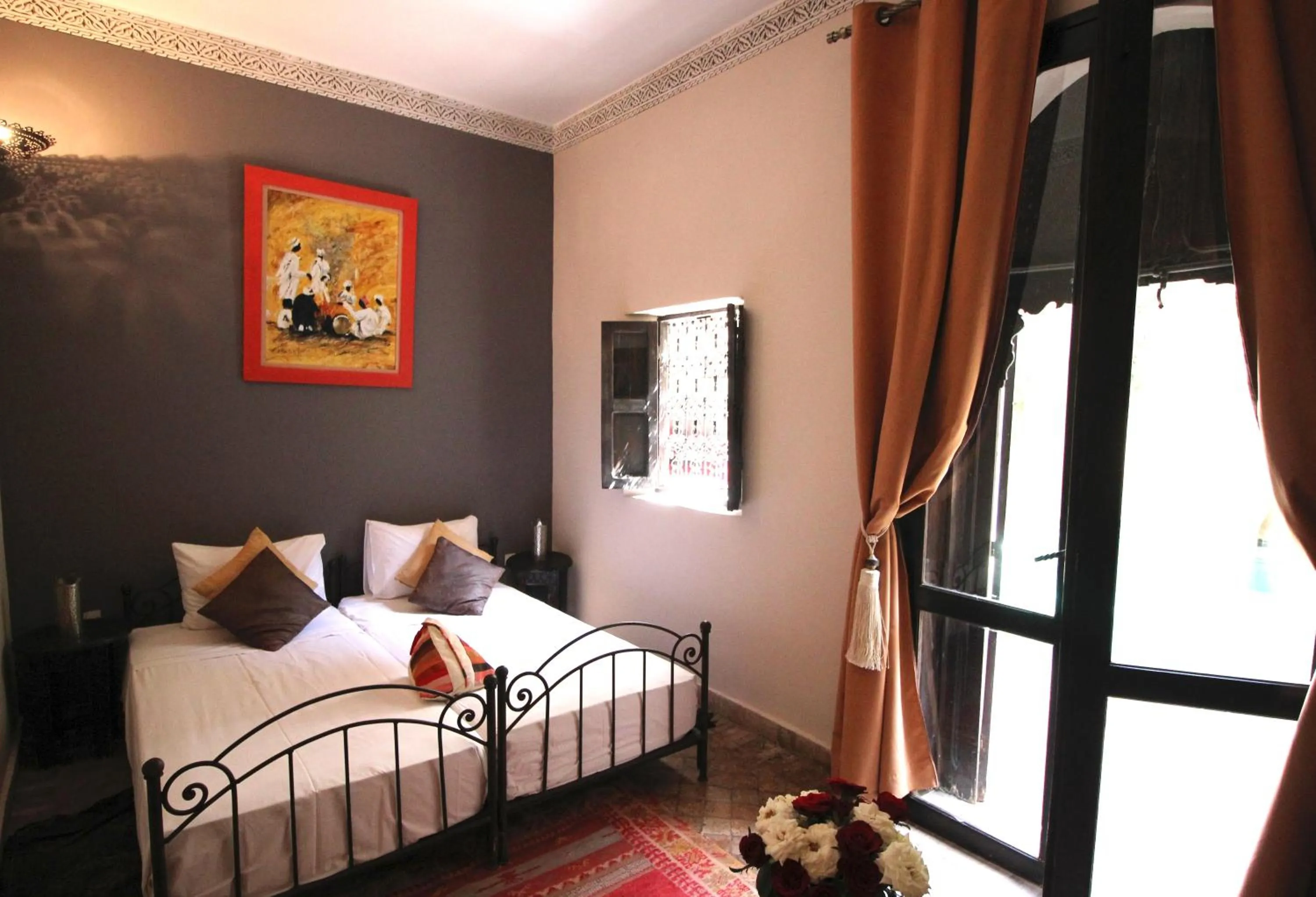 Photo of the whole room, Bed in Riad Palmier