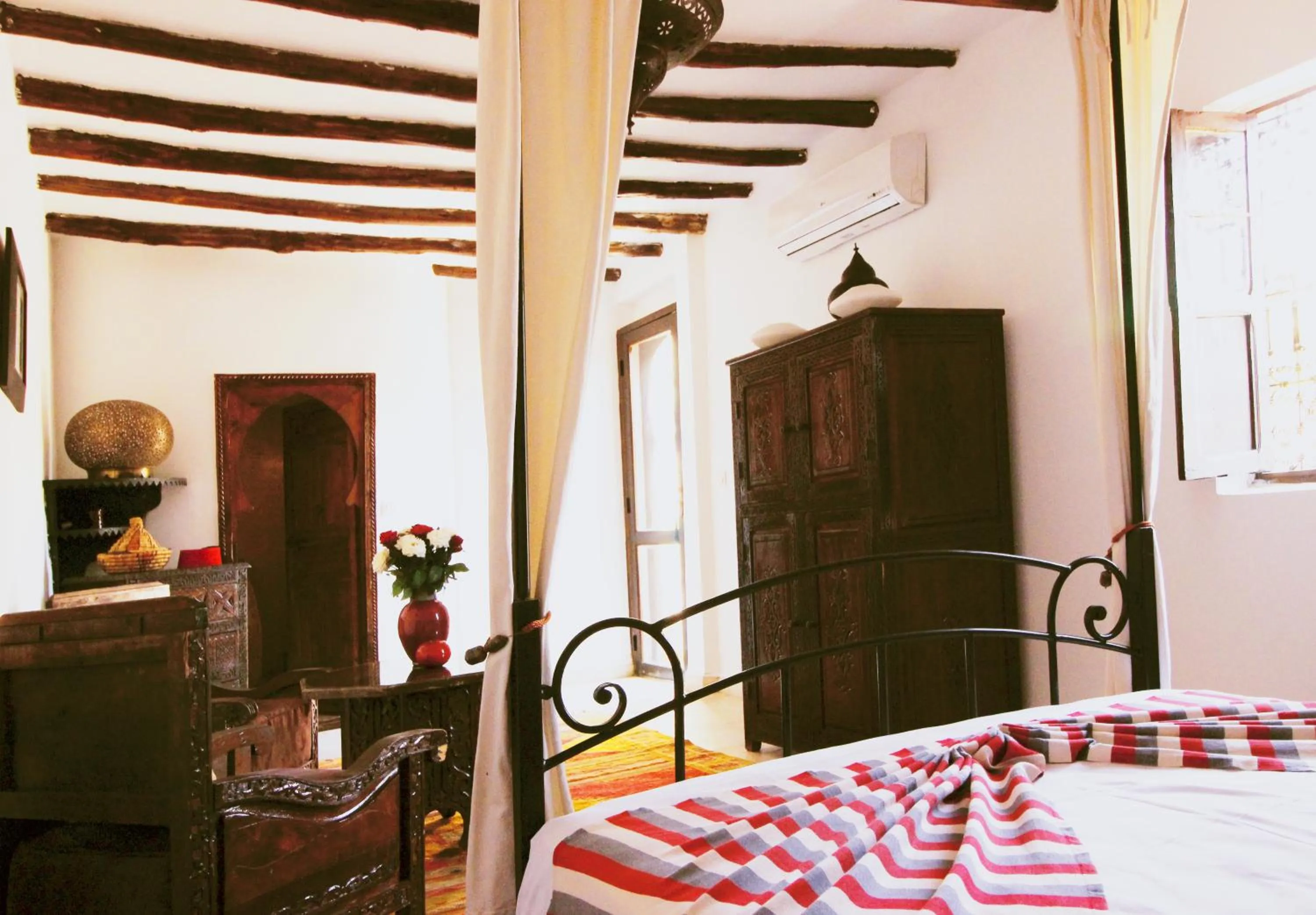 Bedroom, Bed in Riad Palmier