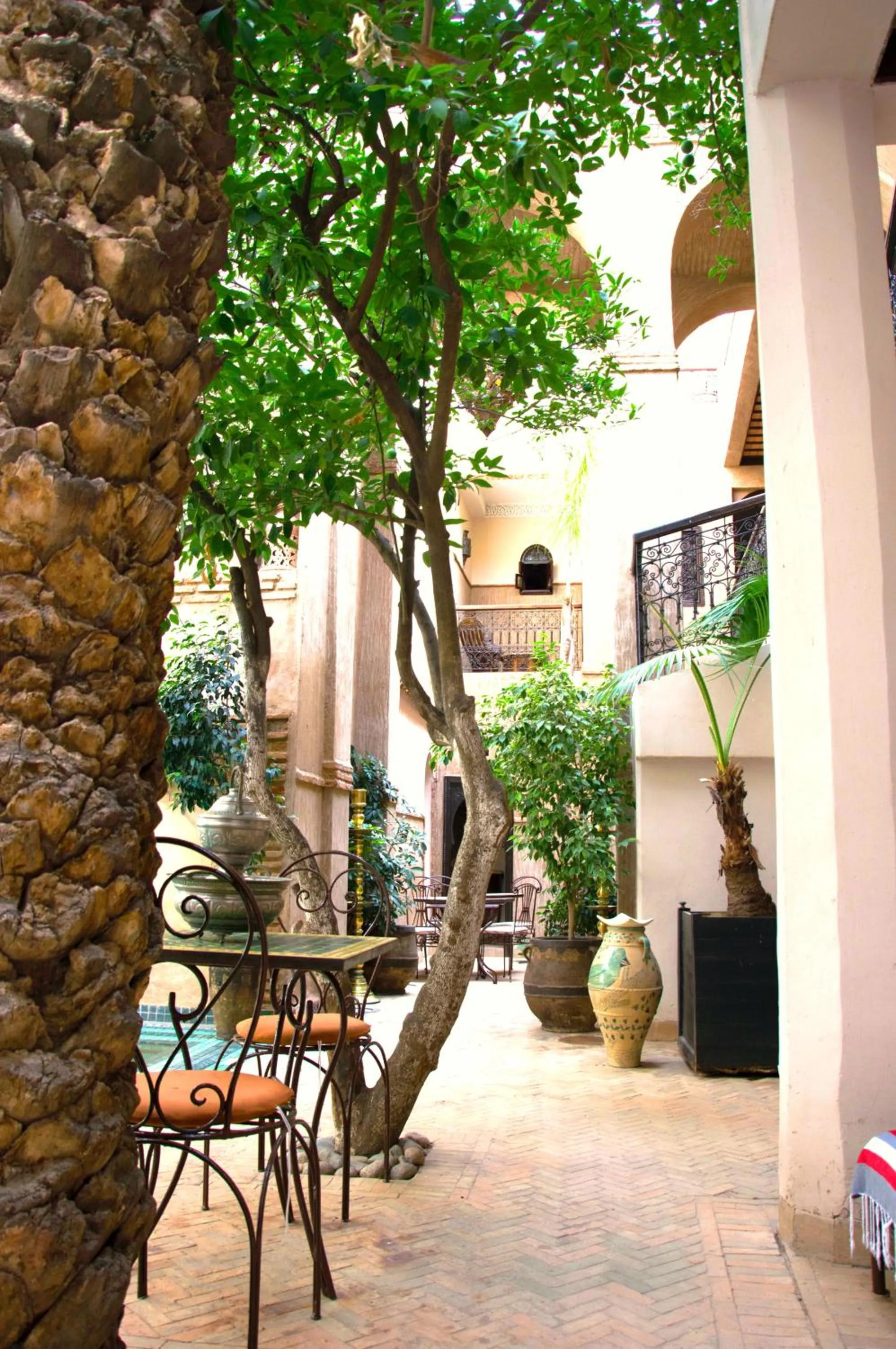 Decorative detail in Riad Palmier