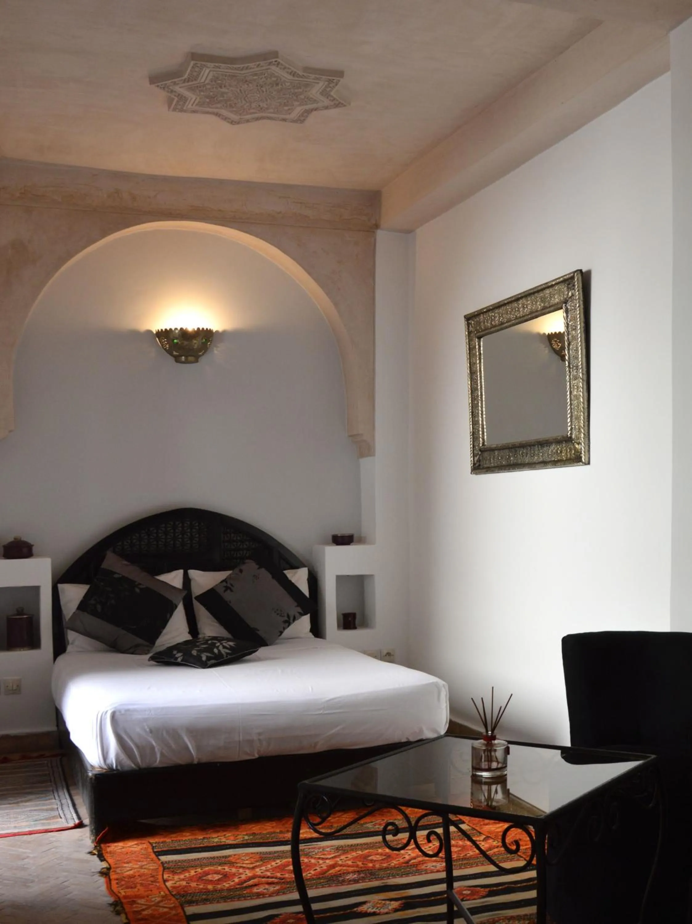 Bedroom, Bed in Riad Palmier