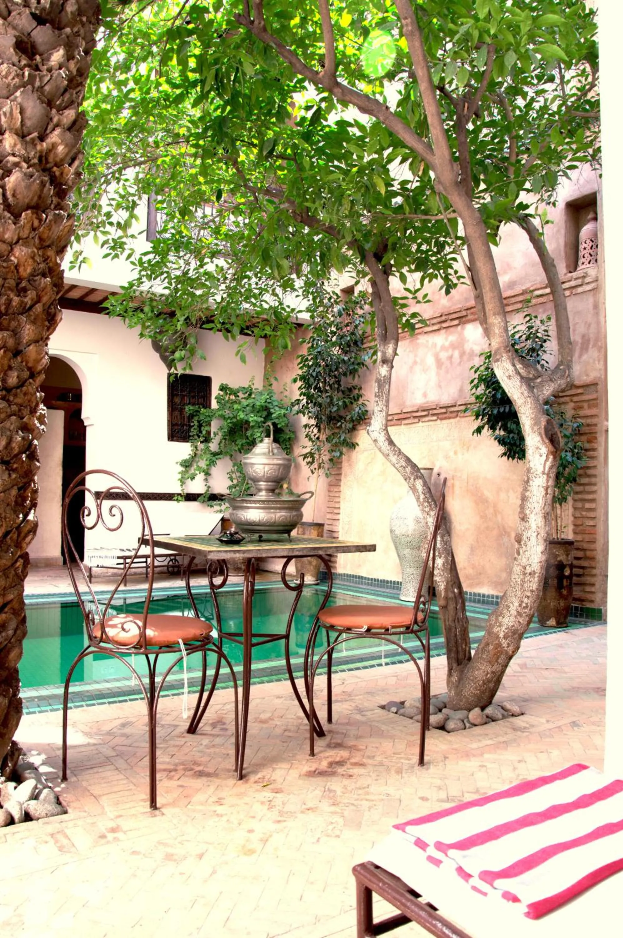 Swimming pool in Riad Palmier
