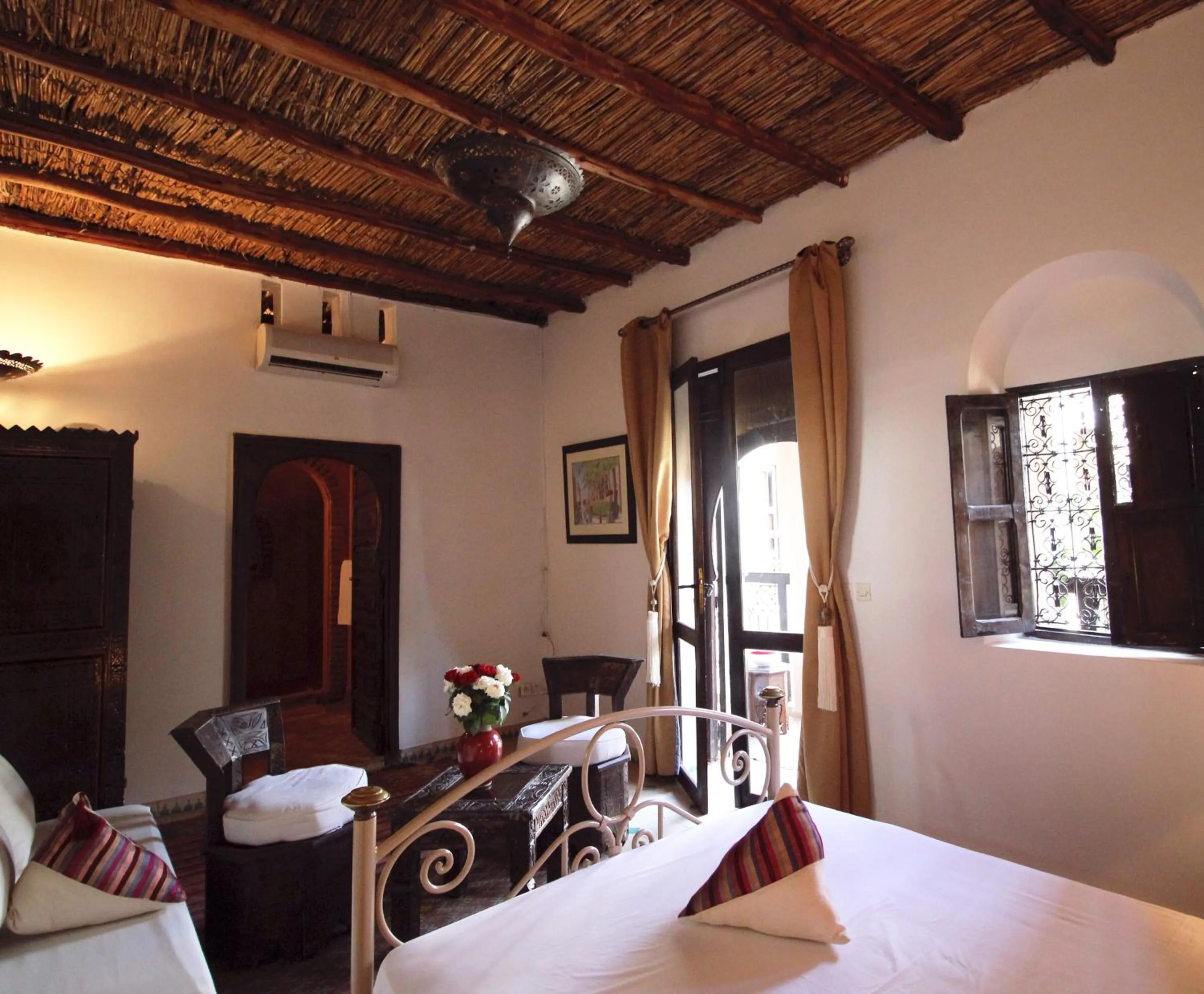 Bedroom, Bed in Riad Palmier