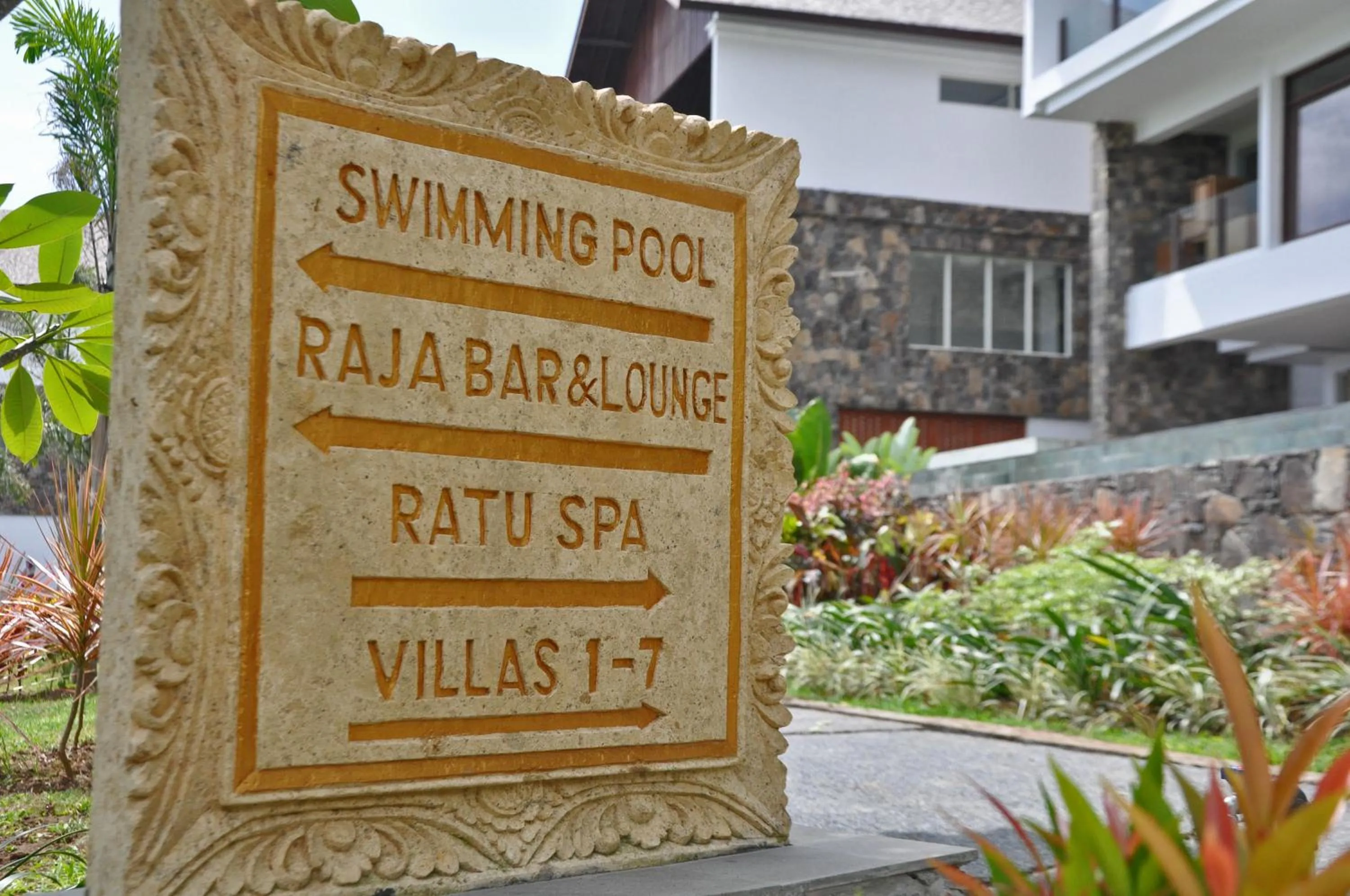 Decorative detail in Rajavilla Lombok Resort - Seaside Serenity