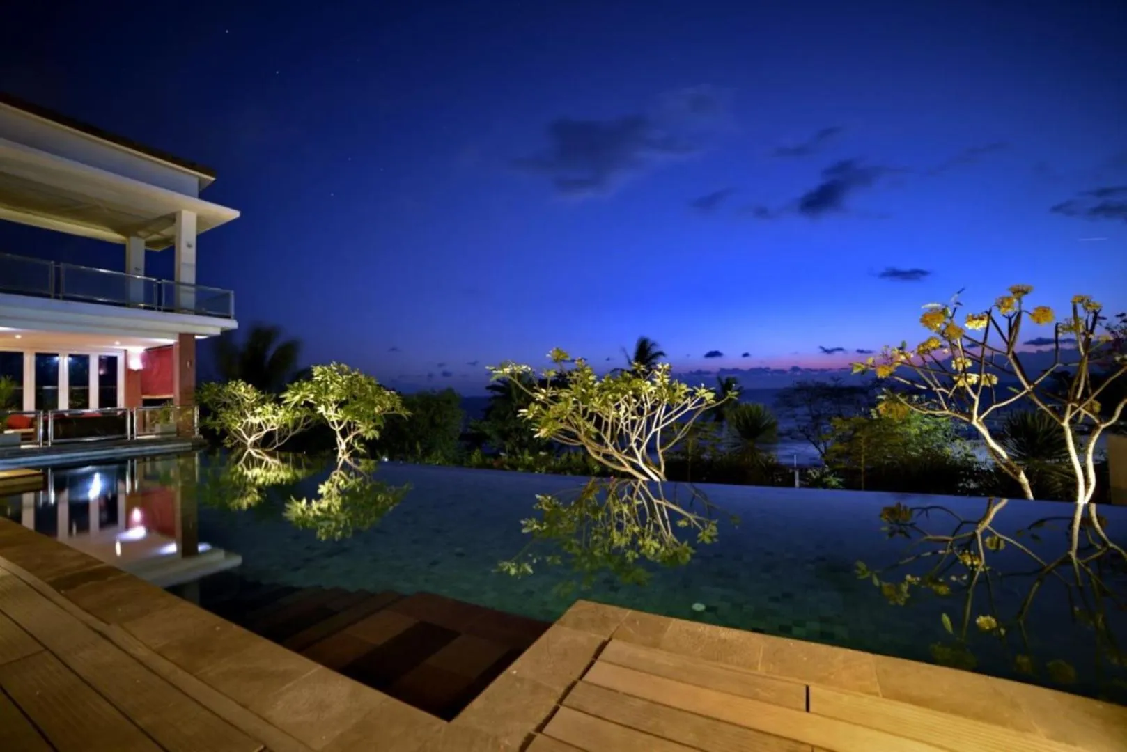 Swimming pool in Rajavilla Lombok Resort - Seaside Serenity
