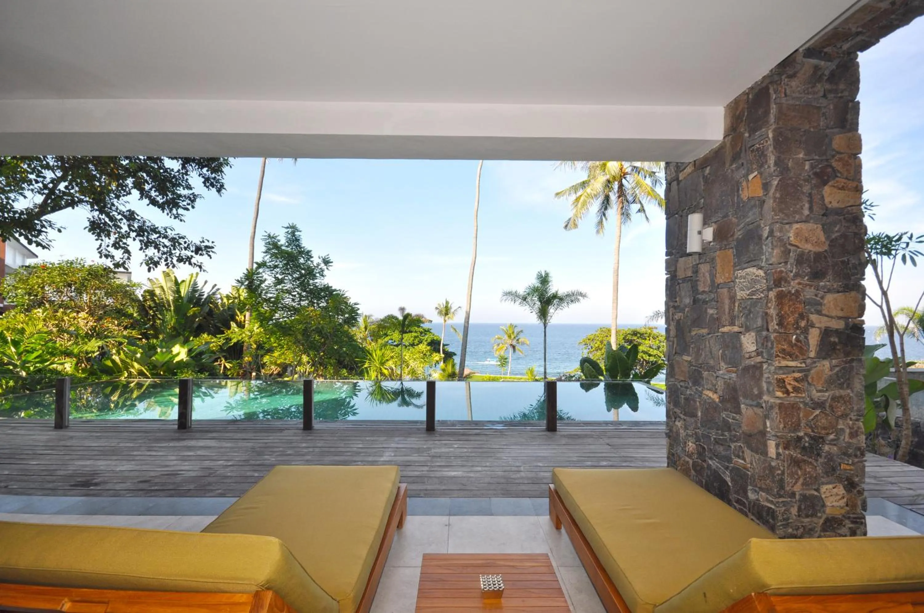 Seating area in Rajavilla Lombok Resort - Seaside Serenity