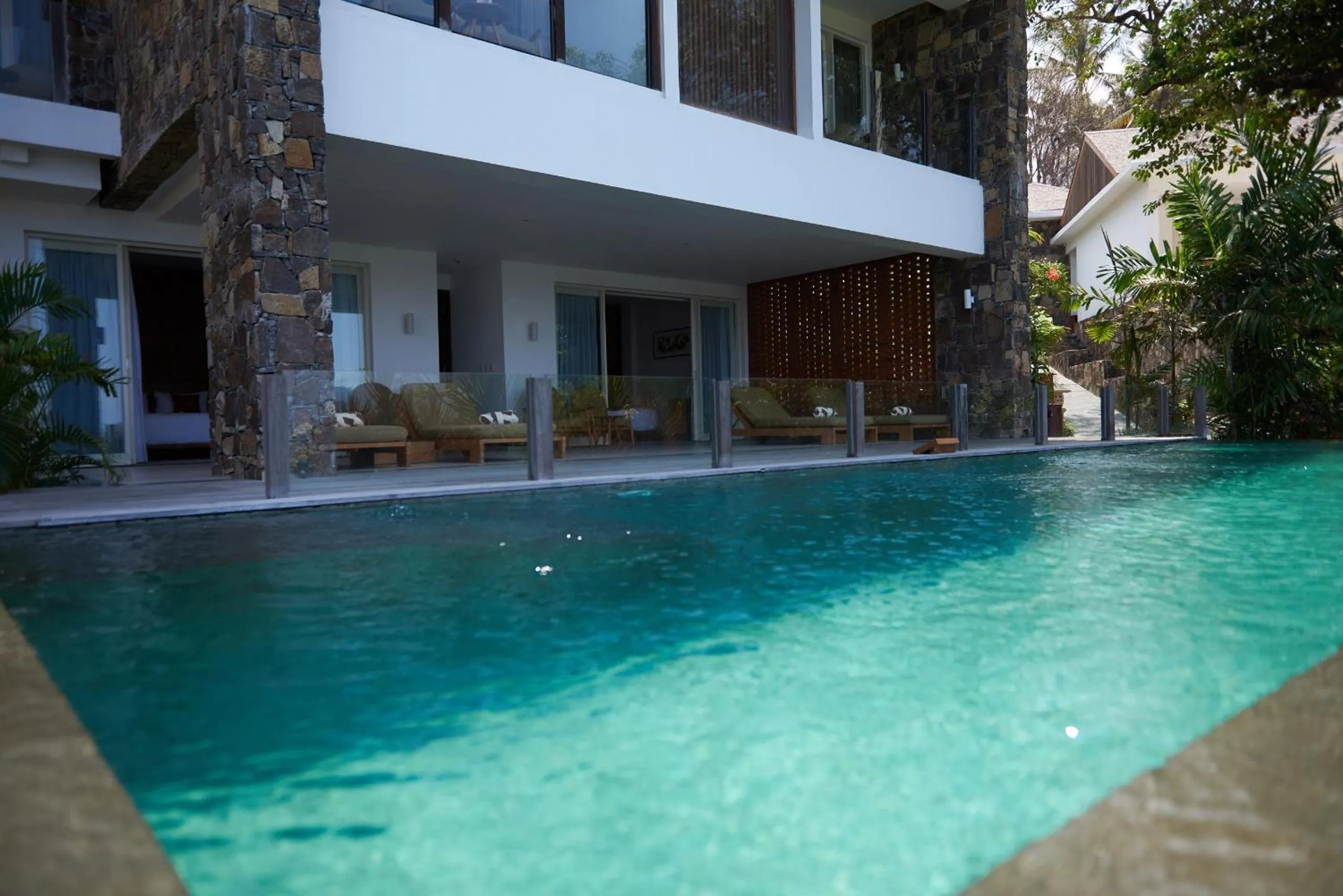 Pool view in Rajavilla Lombok Resort - Seaside Serenity