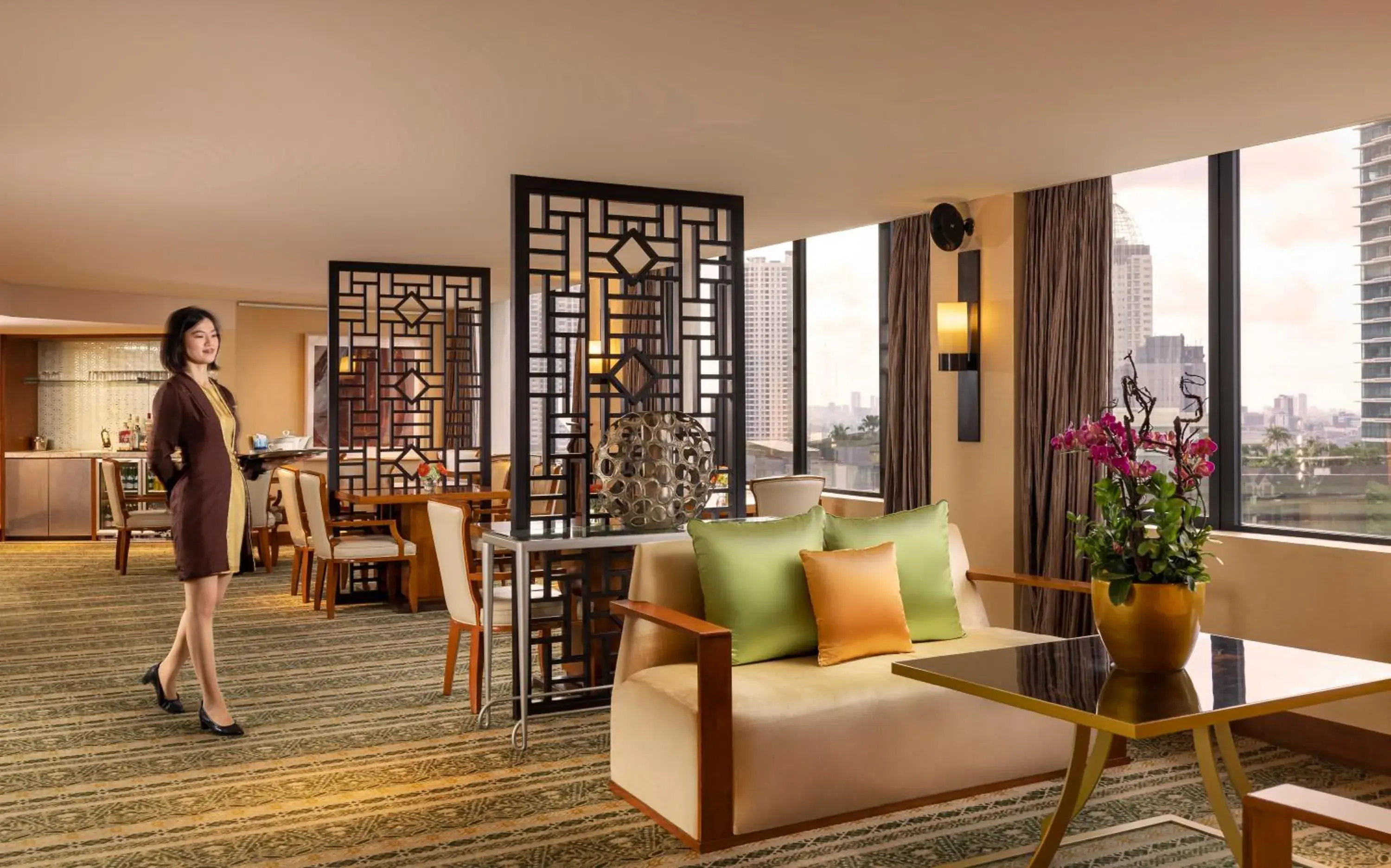 Lounge or bar in Mandarin Oriental, Jakarta Lounge or bar in Mandarin Oriental, Jakarta