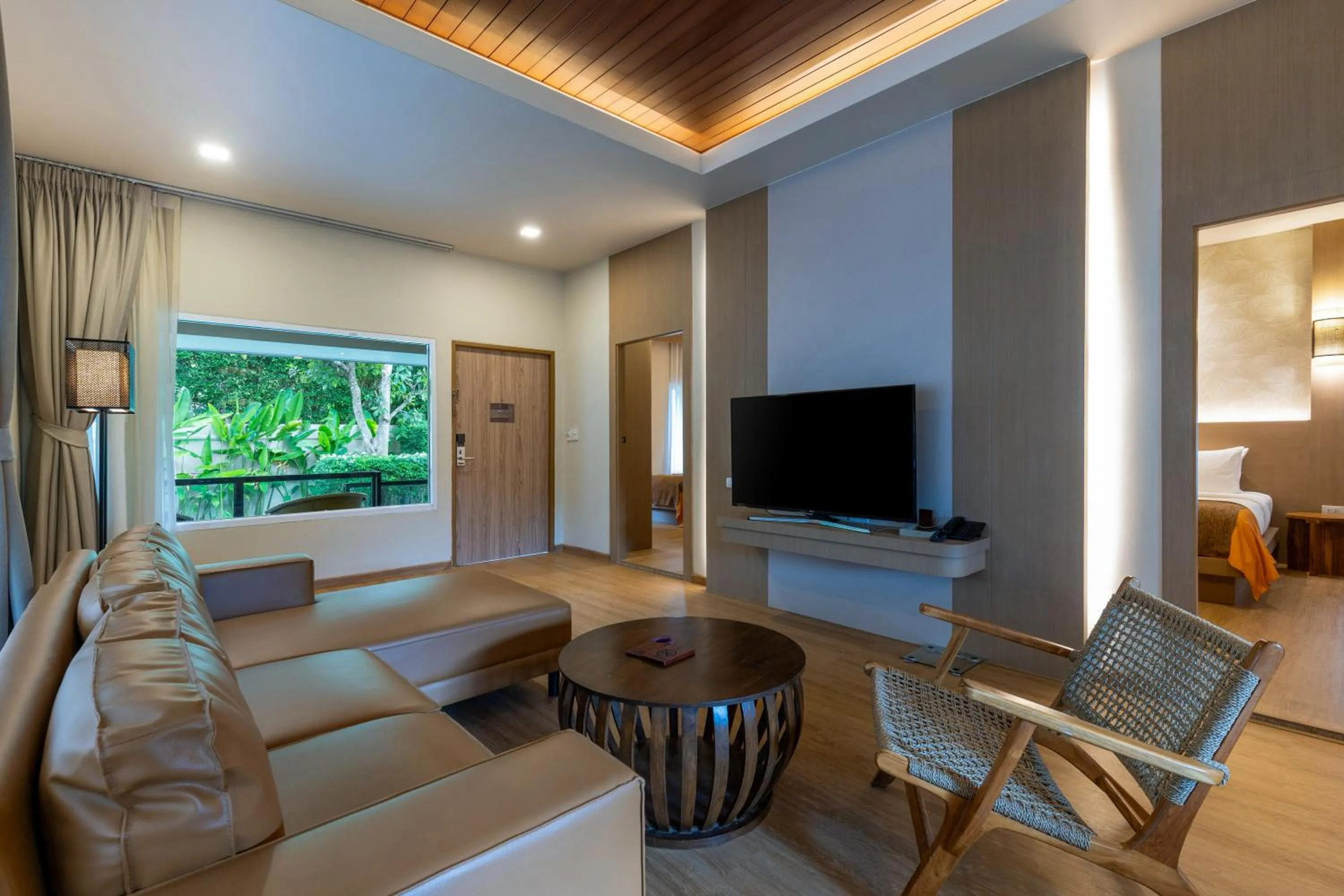 Living room in De Malee Pool Villas - SHA Extra Plus