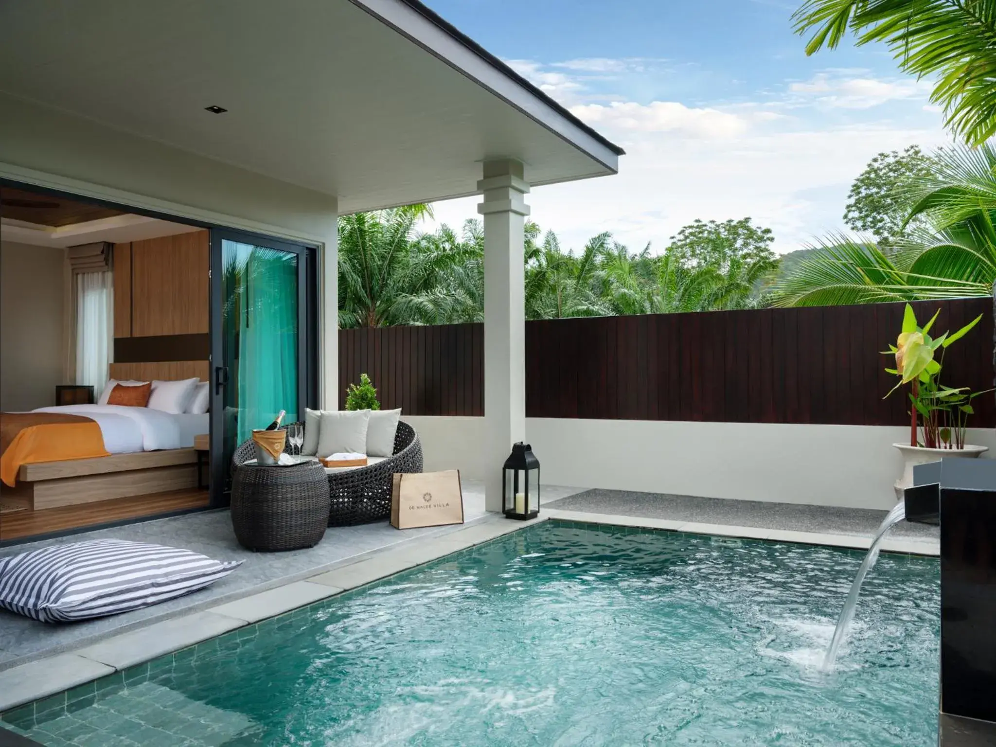 Swimming pool in De Malee Pool Villas - SHA Extra Plus Swimming pool in De Malee Pool Villas - SHA Extra Plus