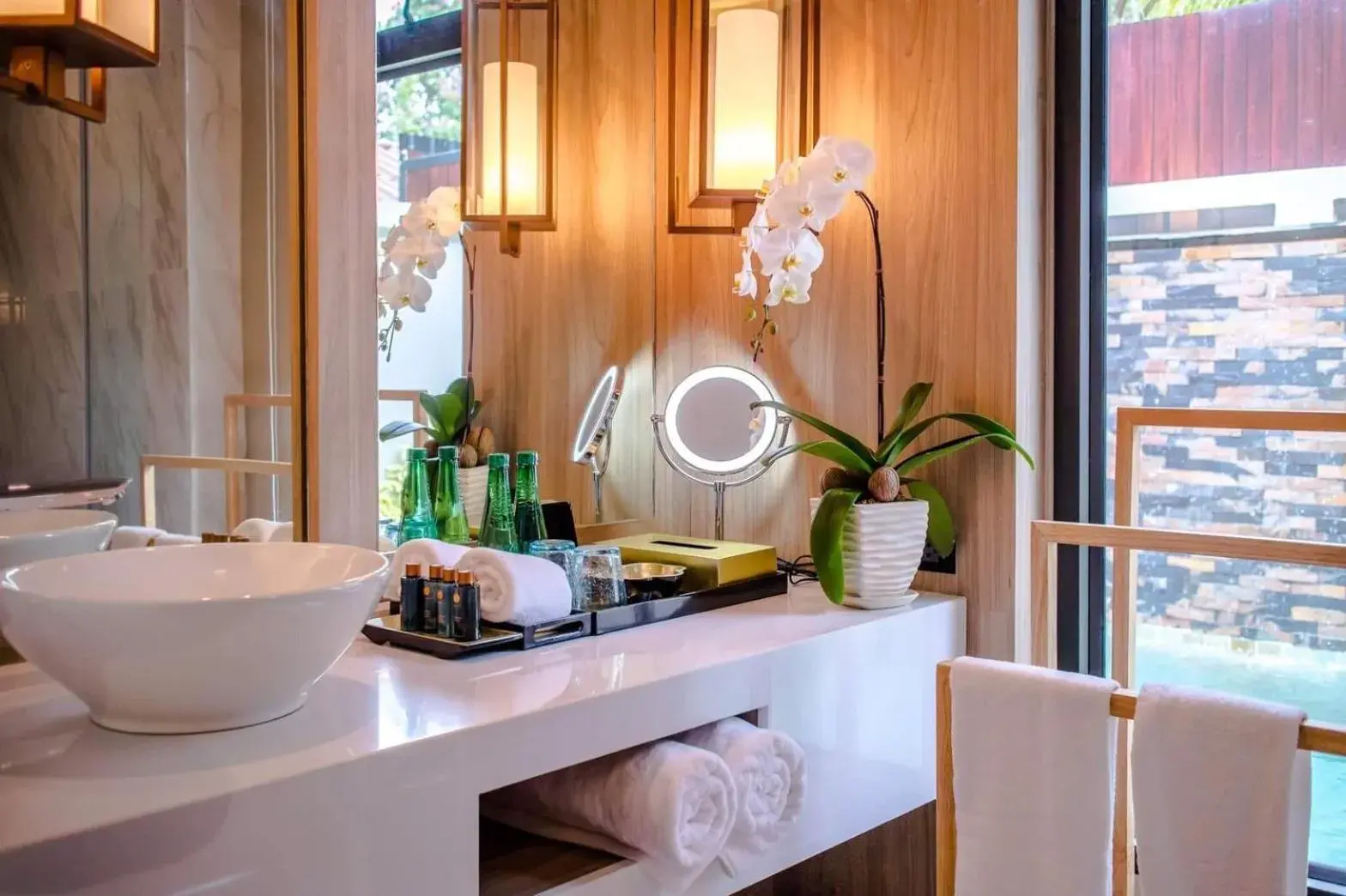 Bathroom in De Malee Pool Villas - SHA Extra Plus Bathroom in De Malee Pool Villas - SHA Extra Plus