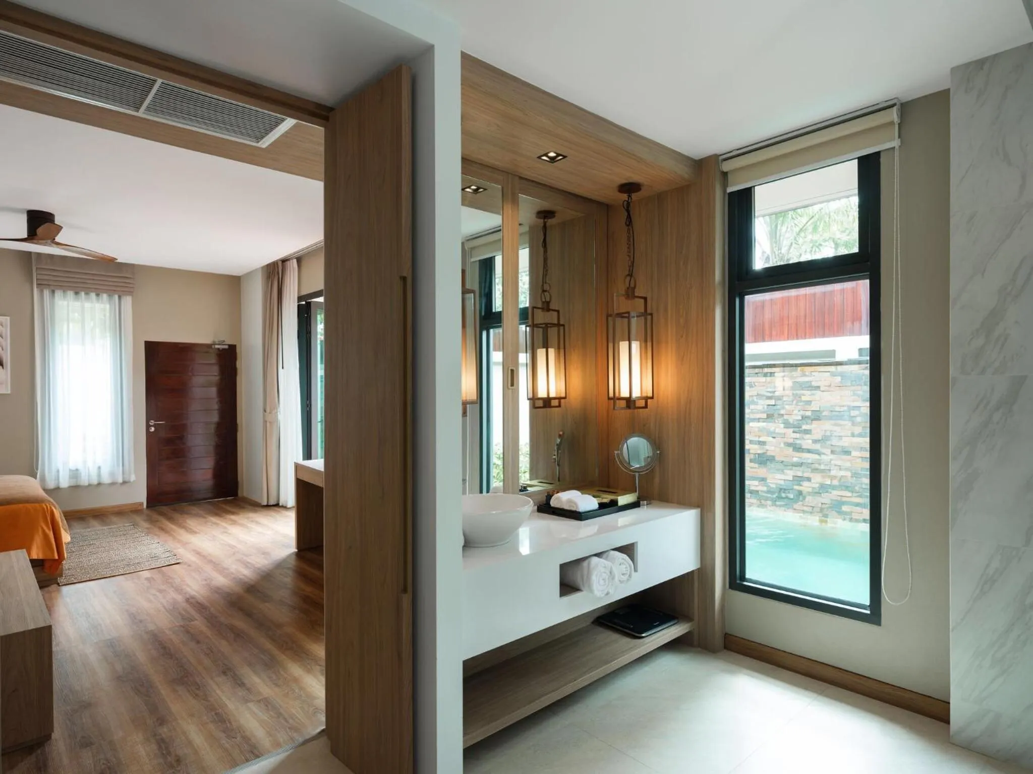 Bathroom, Bed in De Malee Pool Villas - SHA Extra Plus