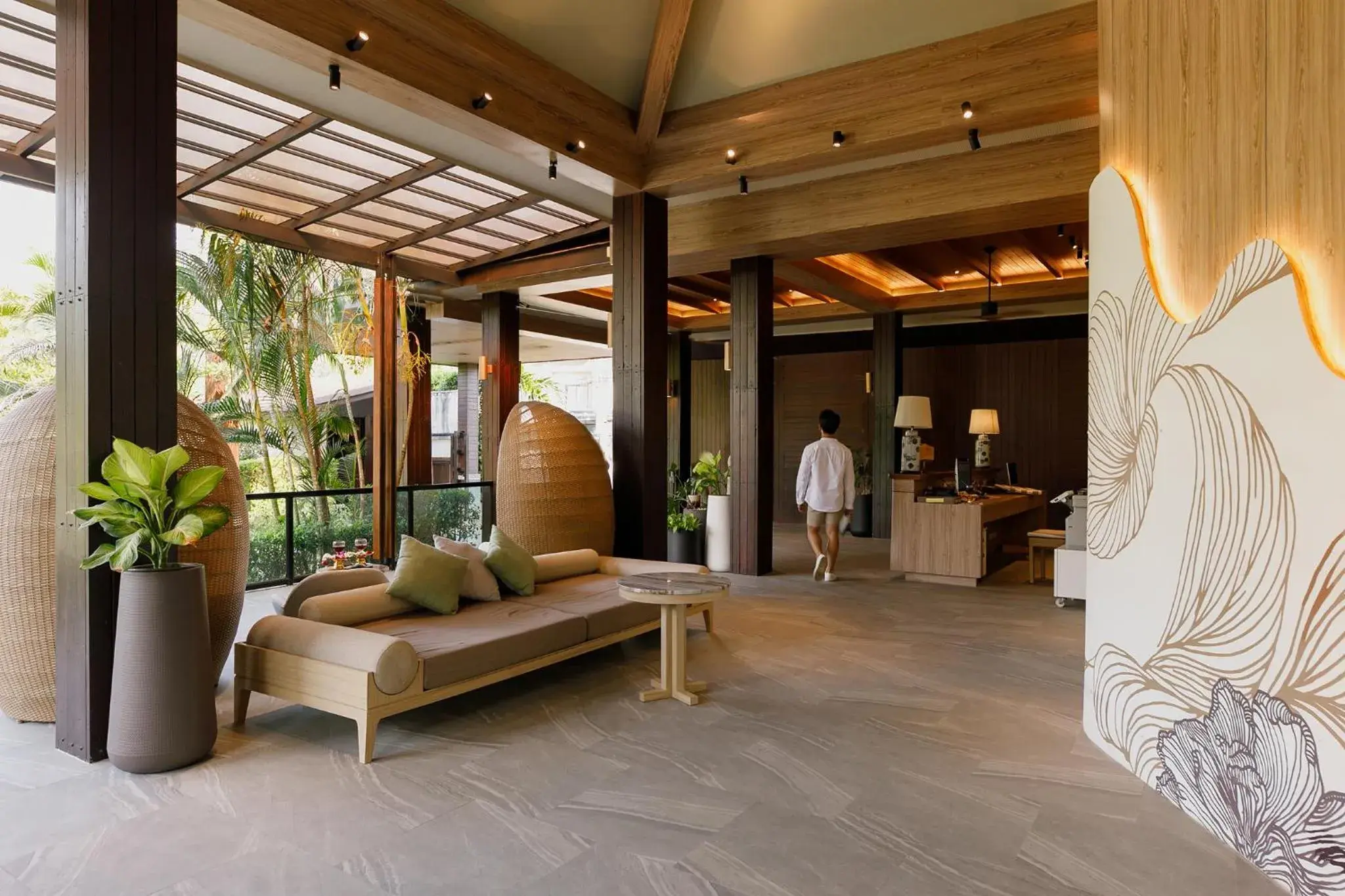 Lobby or reception in De Malee Pool Villas - SHA Extra Plus Lobby or reception in De Malee Pool Villas - SHA Extra Plus