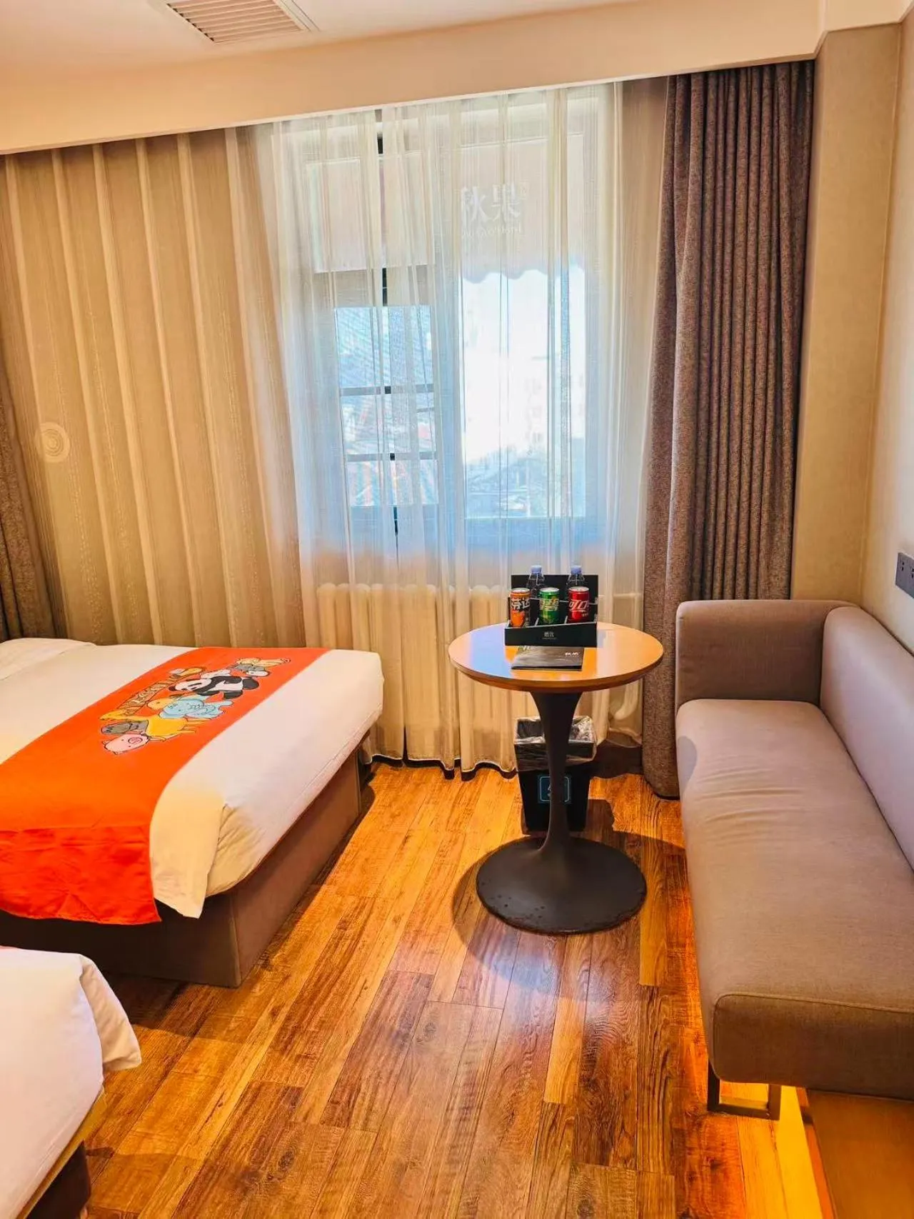 Bed in True Go Hotel Beijing New International Exhibition Center Capital Airport