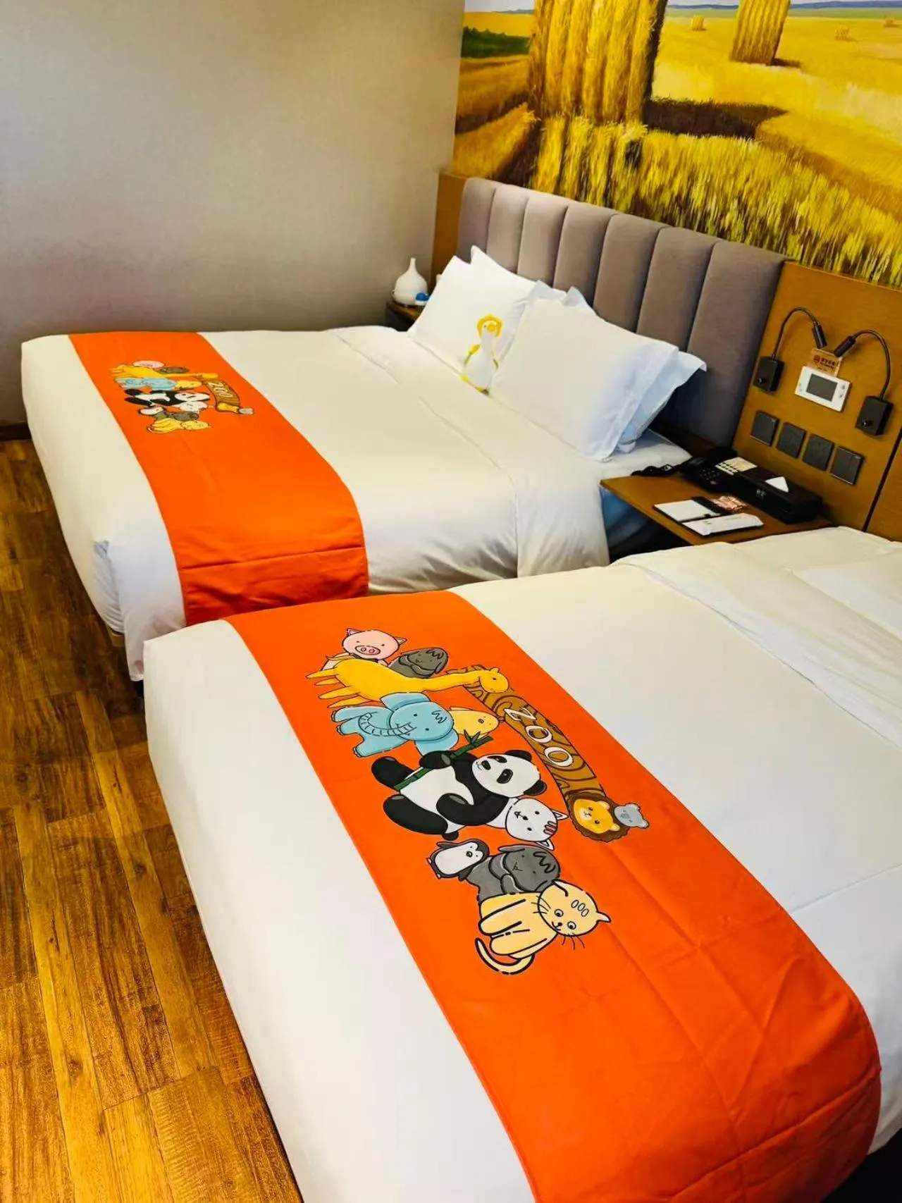 Bed in True Go Hotel Beijing New International Exhibition Center Capital Airport