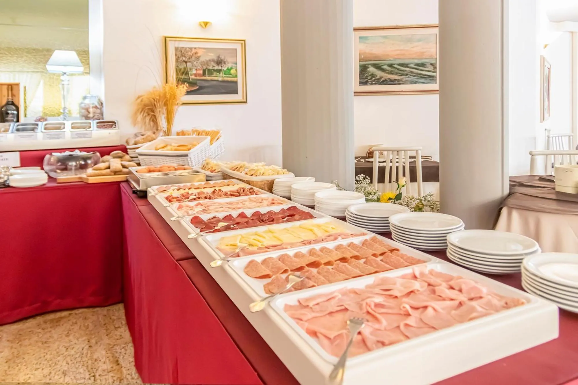 Buffet breakfast in Hotel Villa Luisa