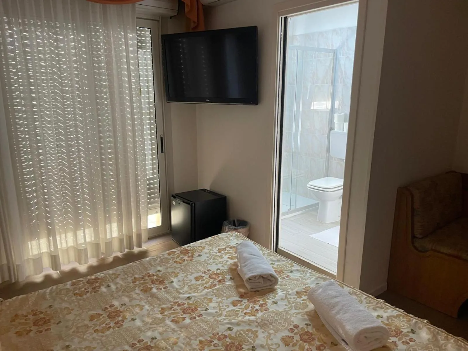 Bed in Hotel Villa Luisa