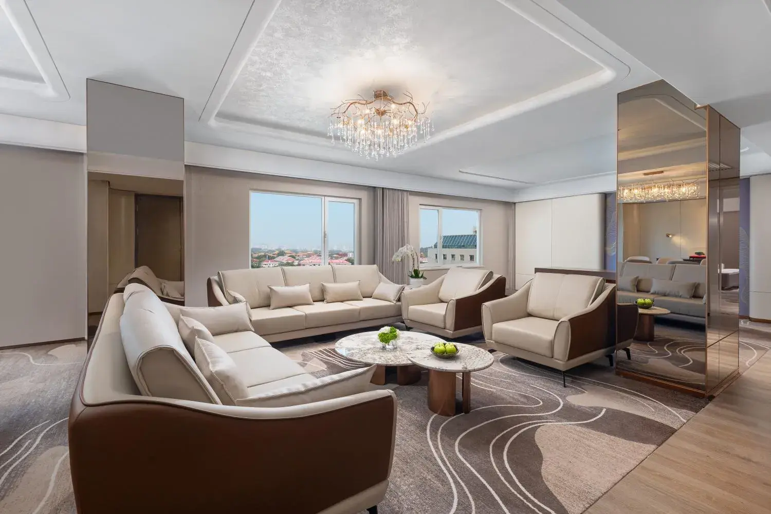 Living room in Sunworld Dynasty Hotel Beijing Wangfujing Living room in Sunworld Dynasty Hotel Beijing Wangfujing