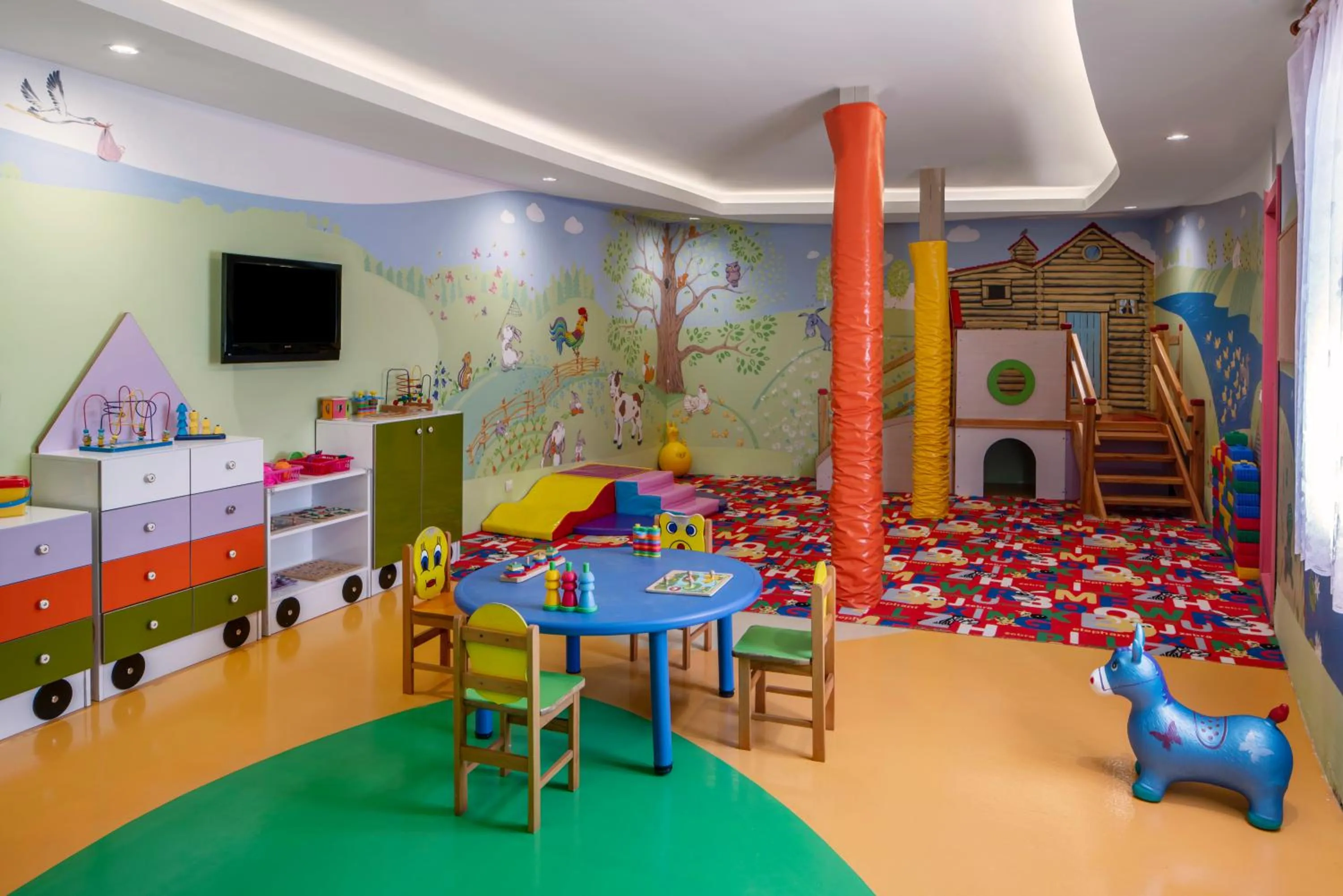 Children play ground in Papillon Belvil Holiday Village