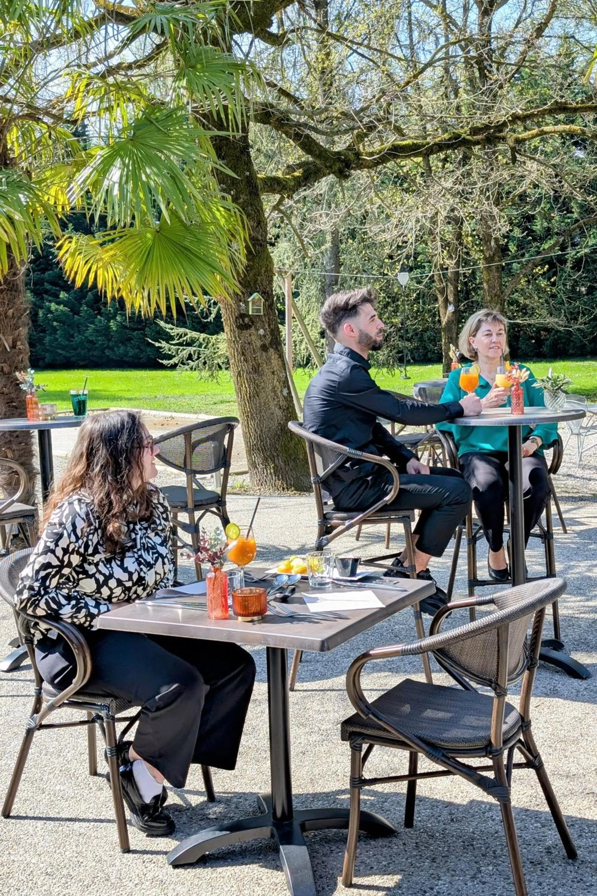 Patio in Best Western Alexander Park Chambéry