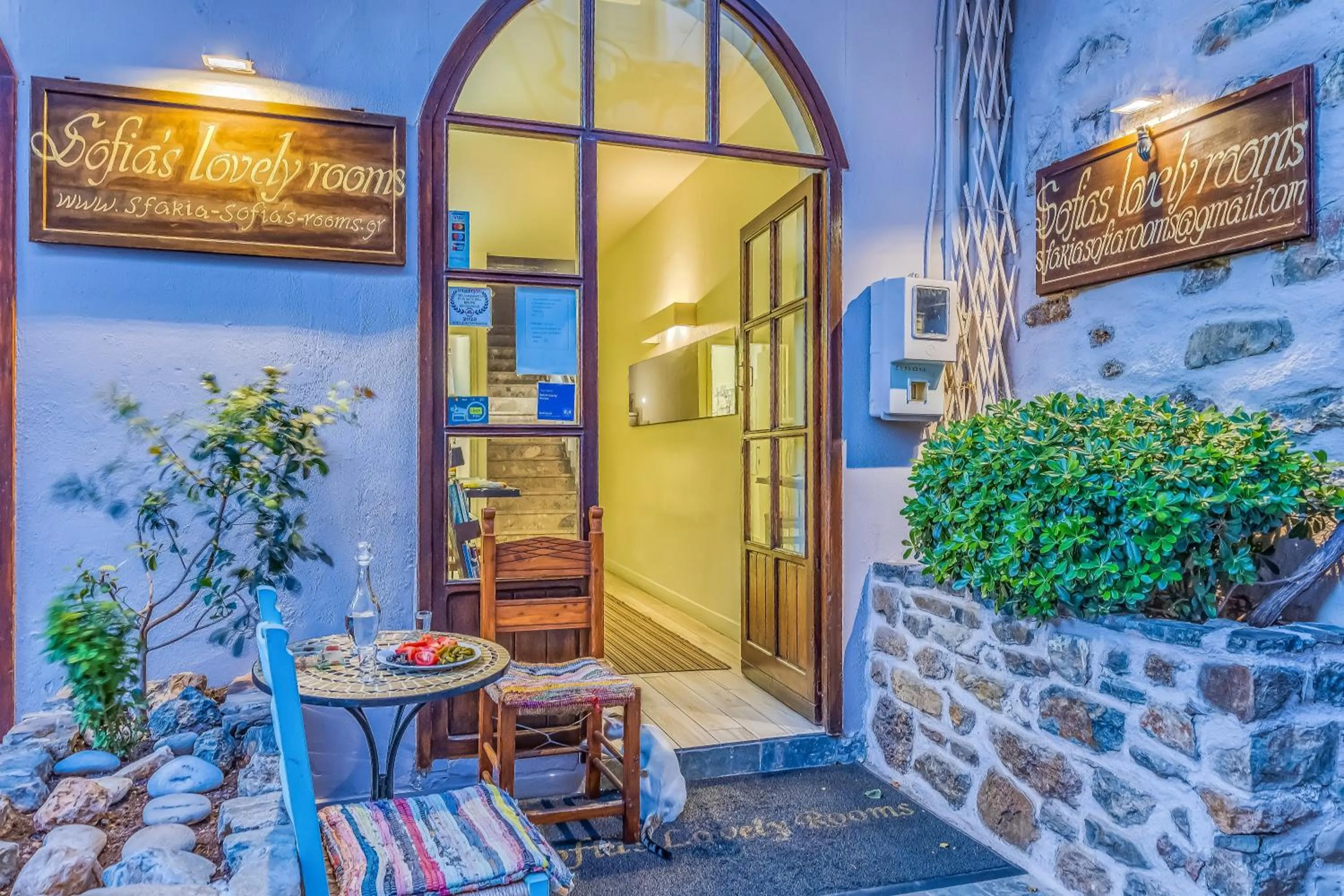 Seating area in Sofia's Lovely Rooms